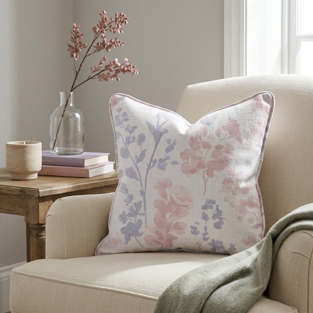 Violet Throw Pillow - Lemon Park