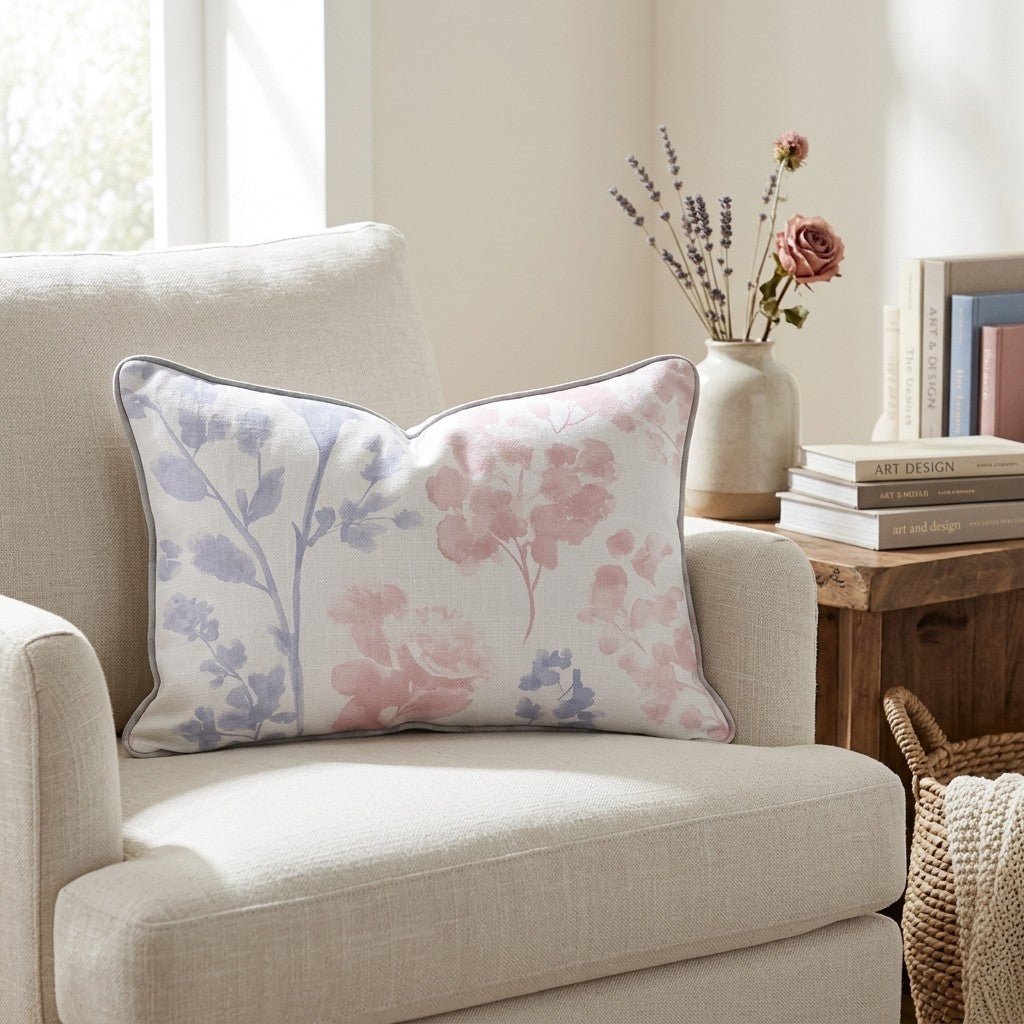 Violet Throw Pillow - Lemon Park
