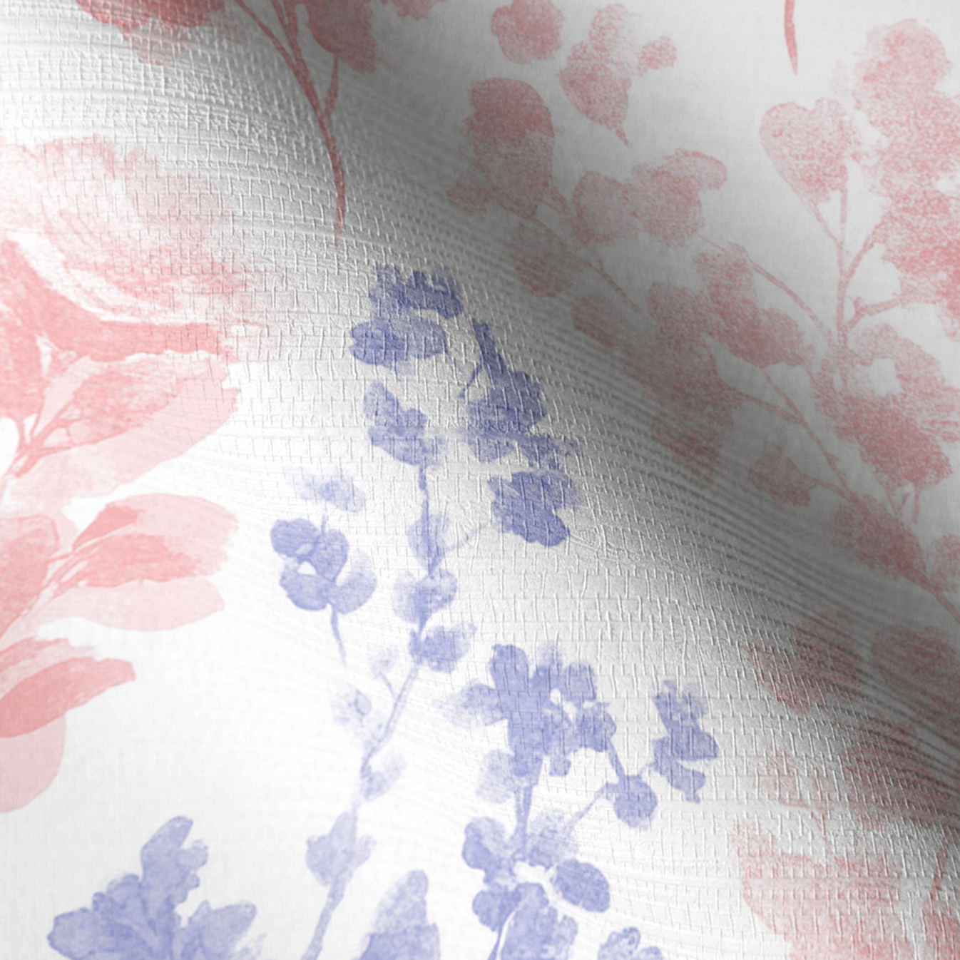Violet Faux Grasscloth Wallpaper