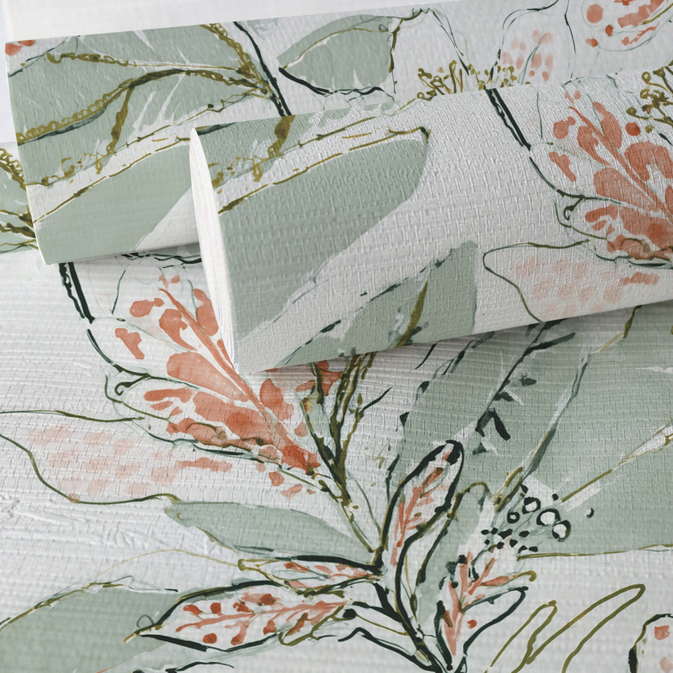 Violette Faux Grasscloth Wallpaper