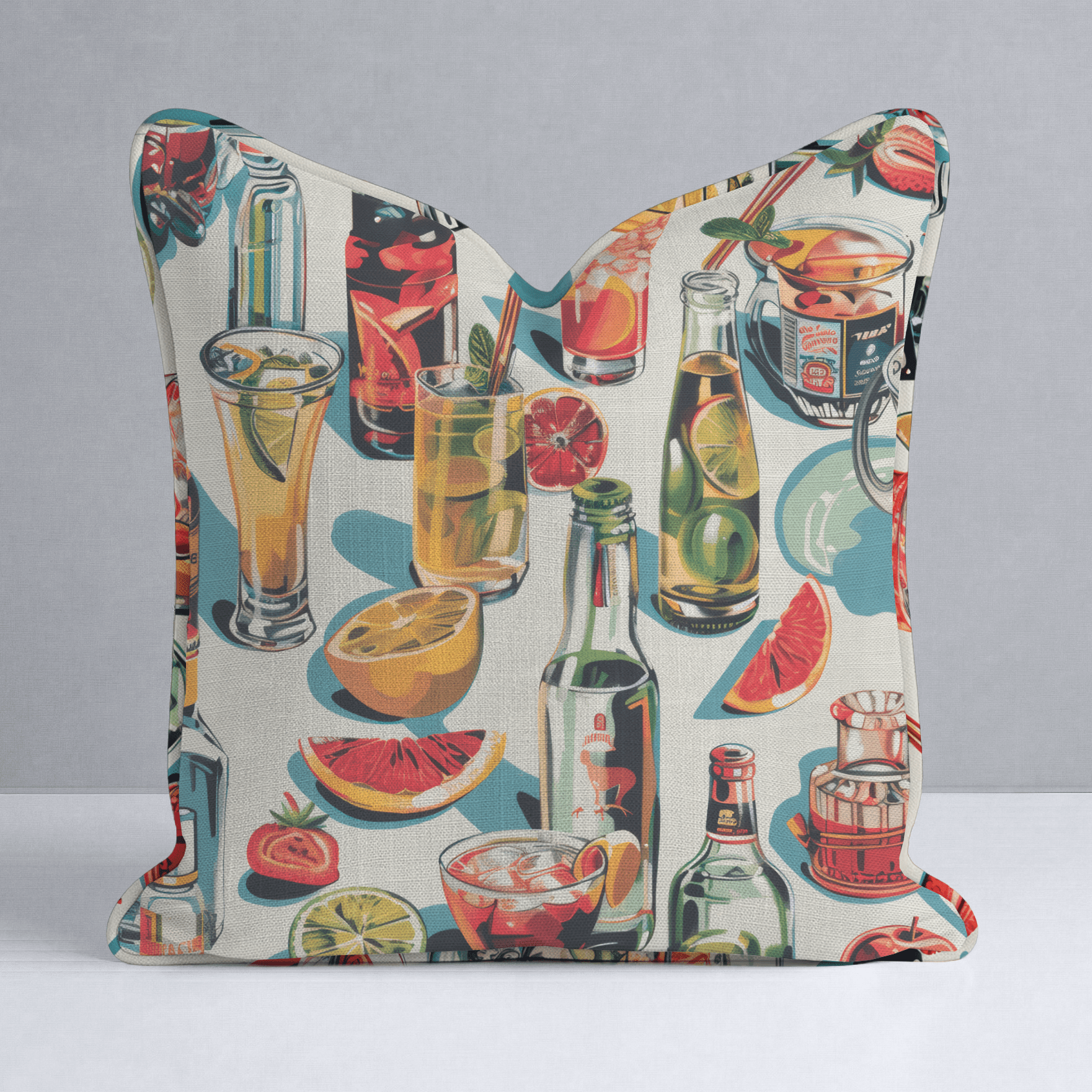Vivian's Verve Throw Pillow - Lemon Park