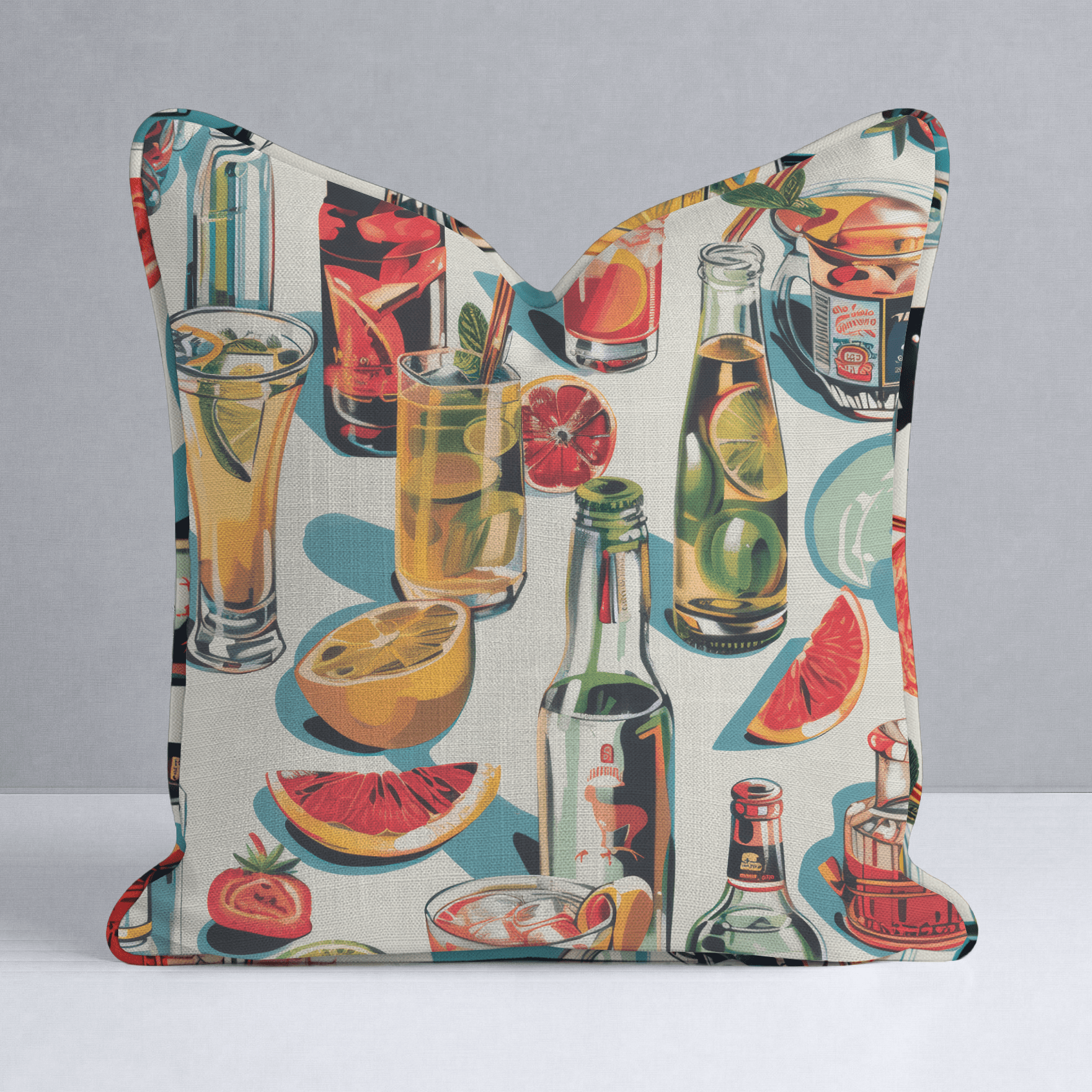 Vivian's Verve Throw Pillow - Lemon Park