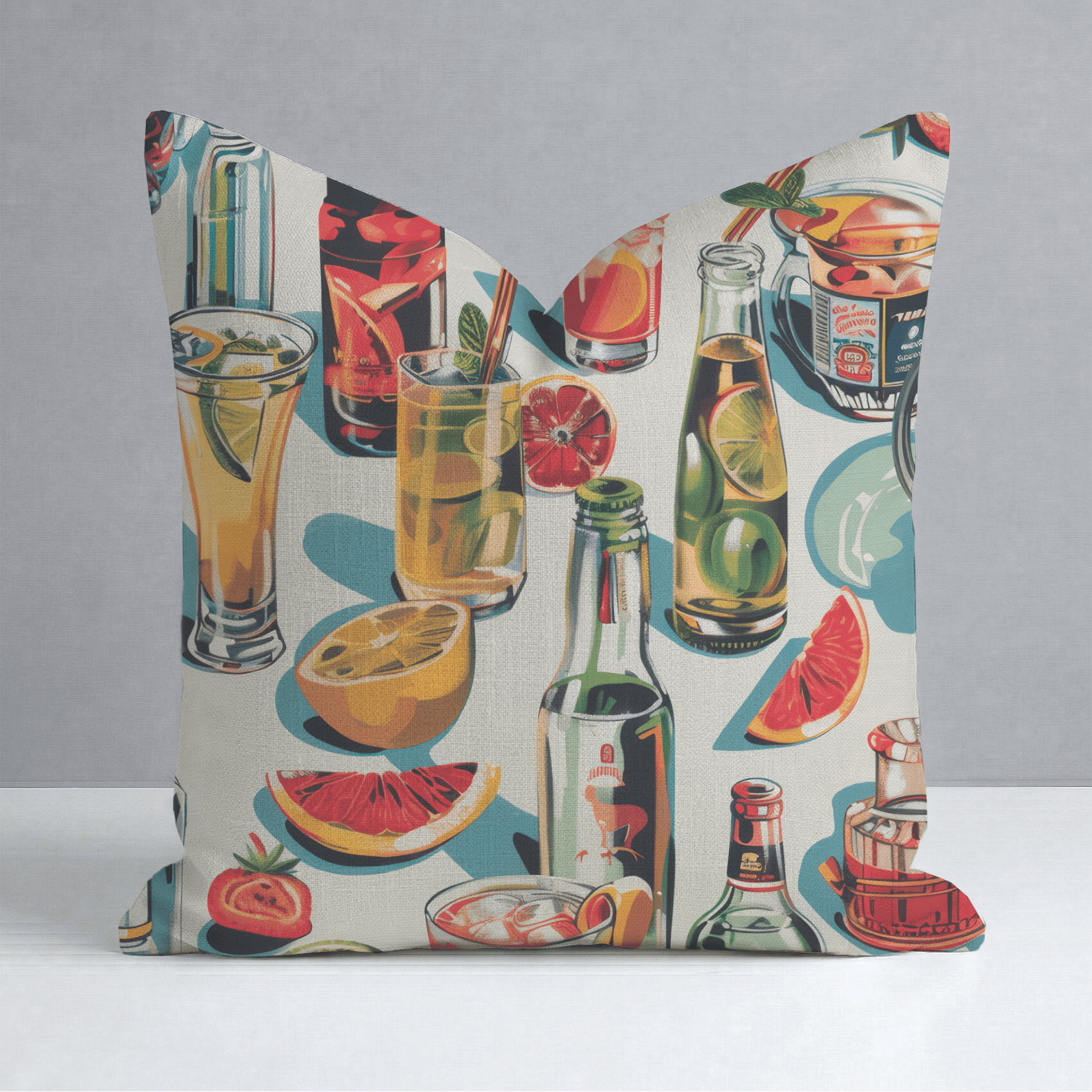 Vivian's Verve Throw Pillow - Lemon Park