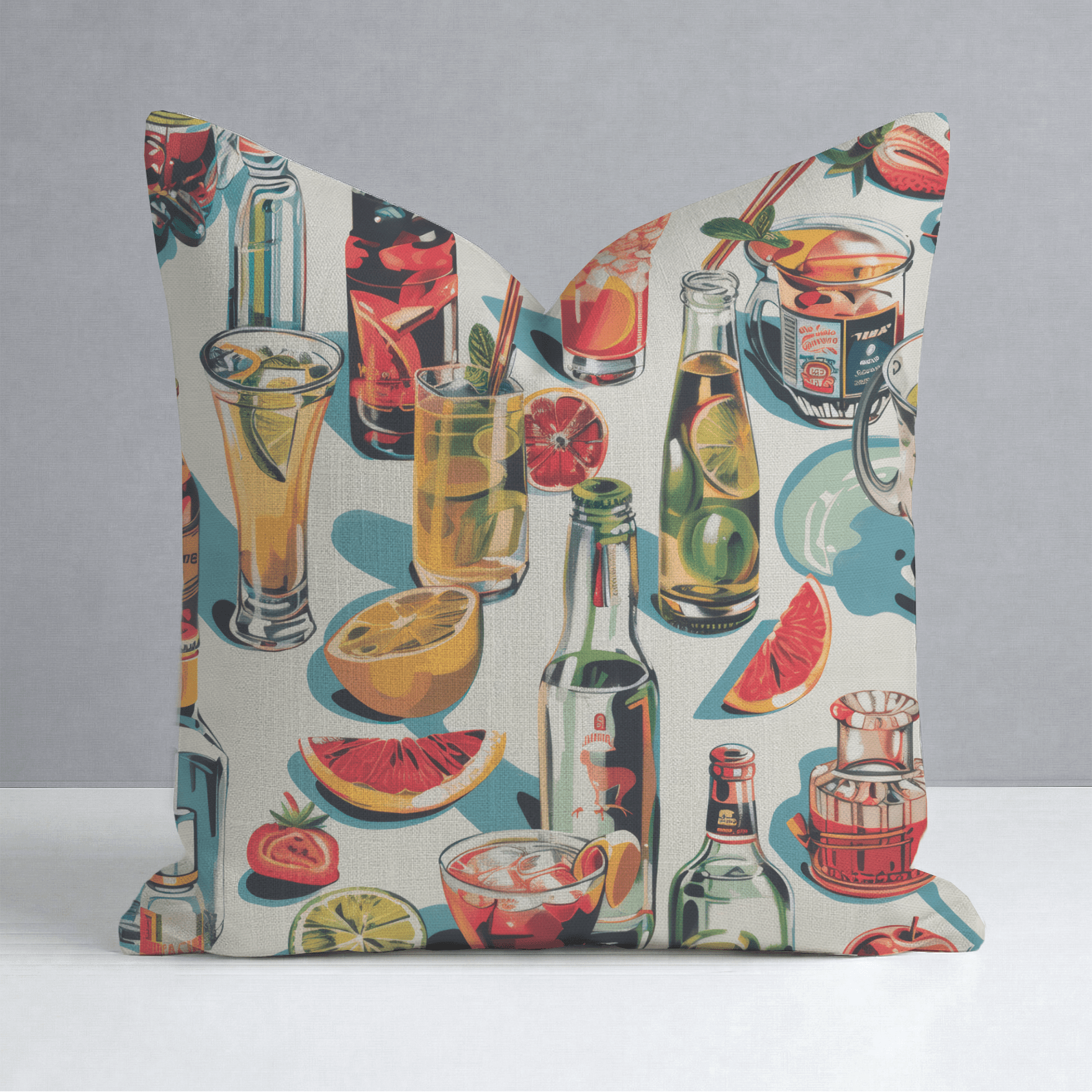 Vivian's Verve Throw Pillow - Lemon Park