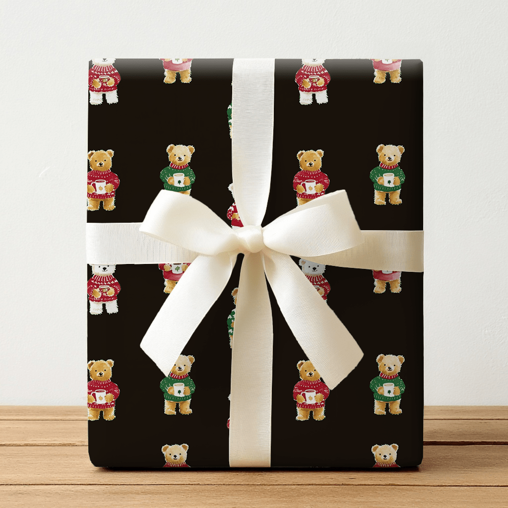 Walter Bears - Wrapping Paper - Lemon Park