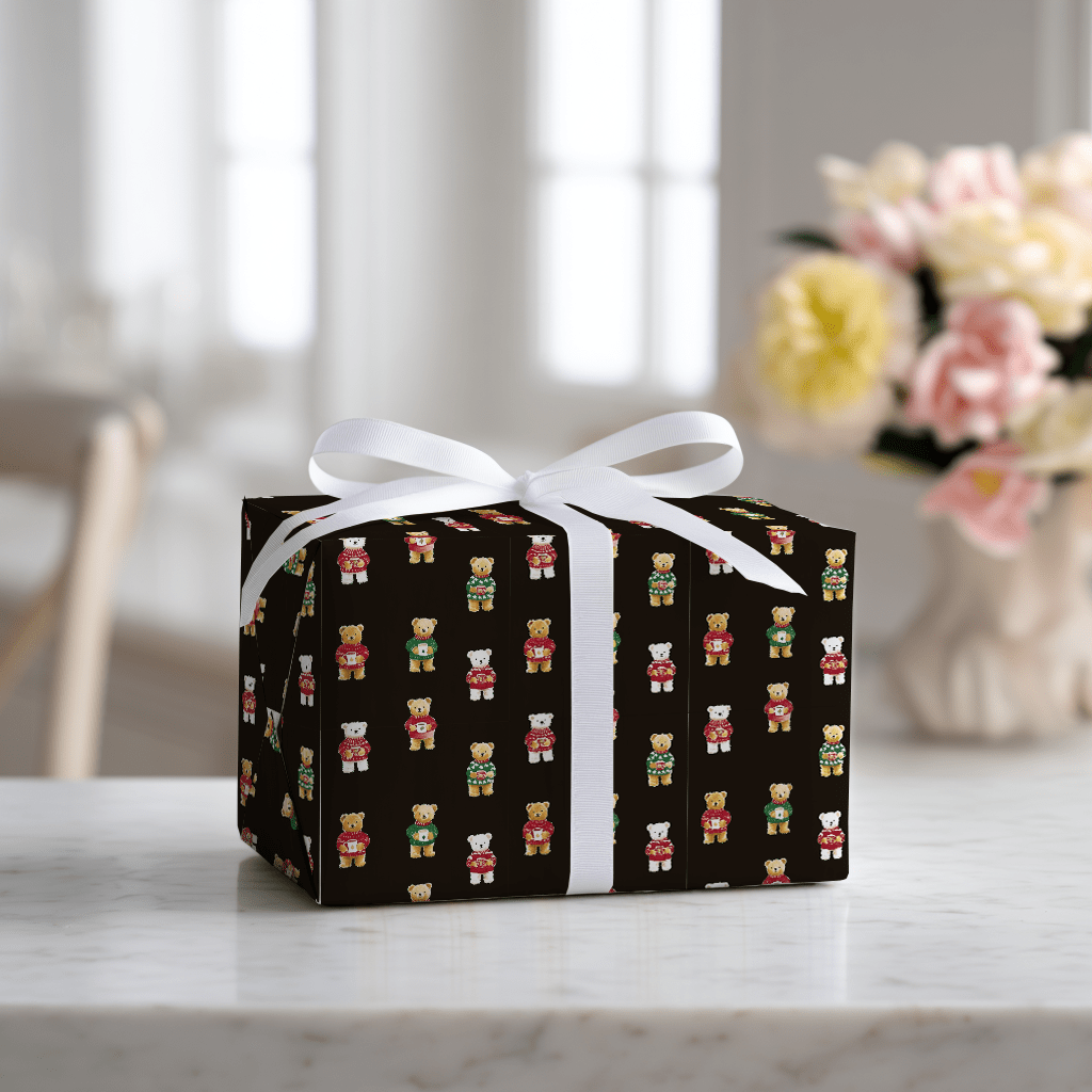 Walter Bears - Wrapping Paper - Lemon Park