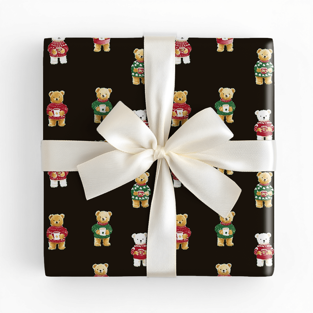 Walter Bears - Wrapping Paper - Lemon Park