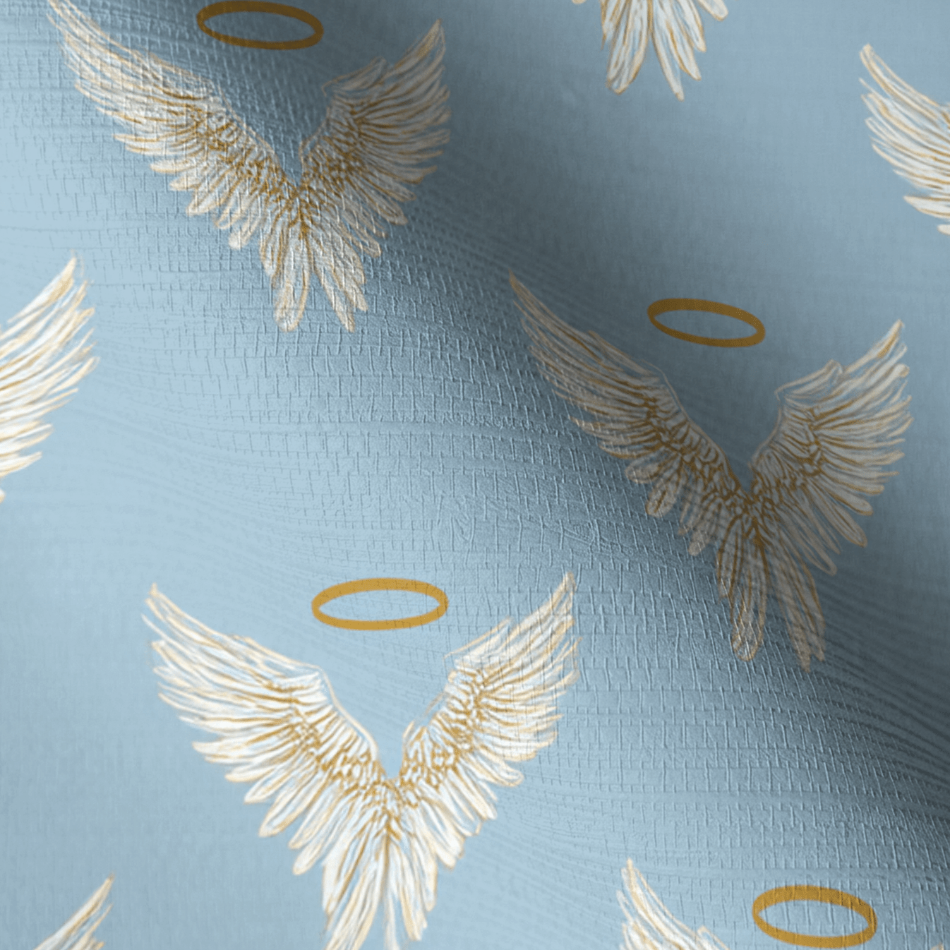 Watching Over Me Faux Grasscloth Wallpaper - Lemon Park