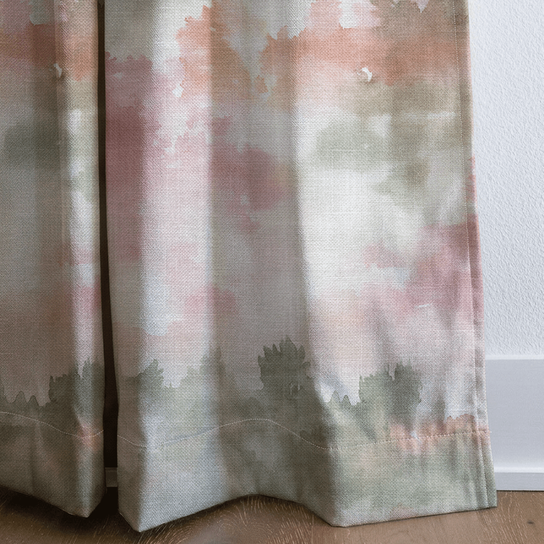 Watercolor Forest - Drapery - Lemon Park