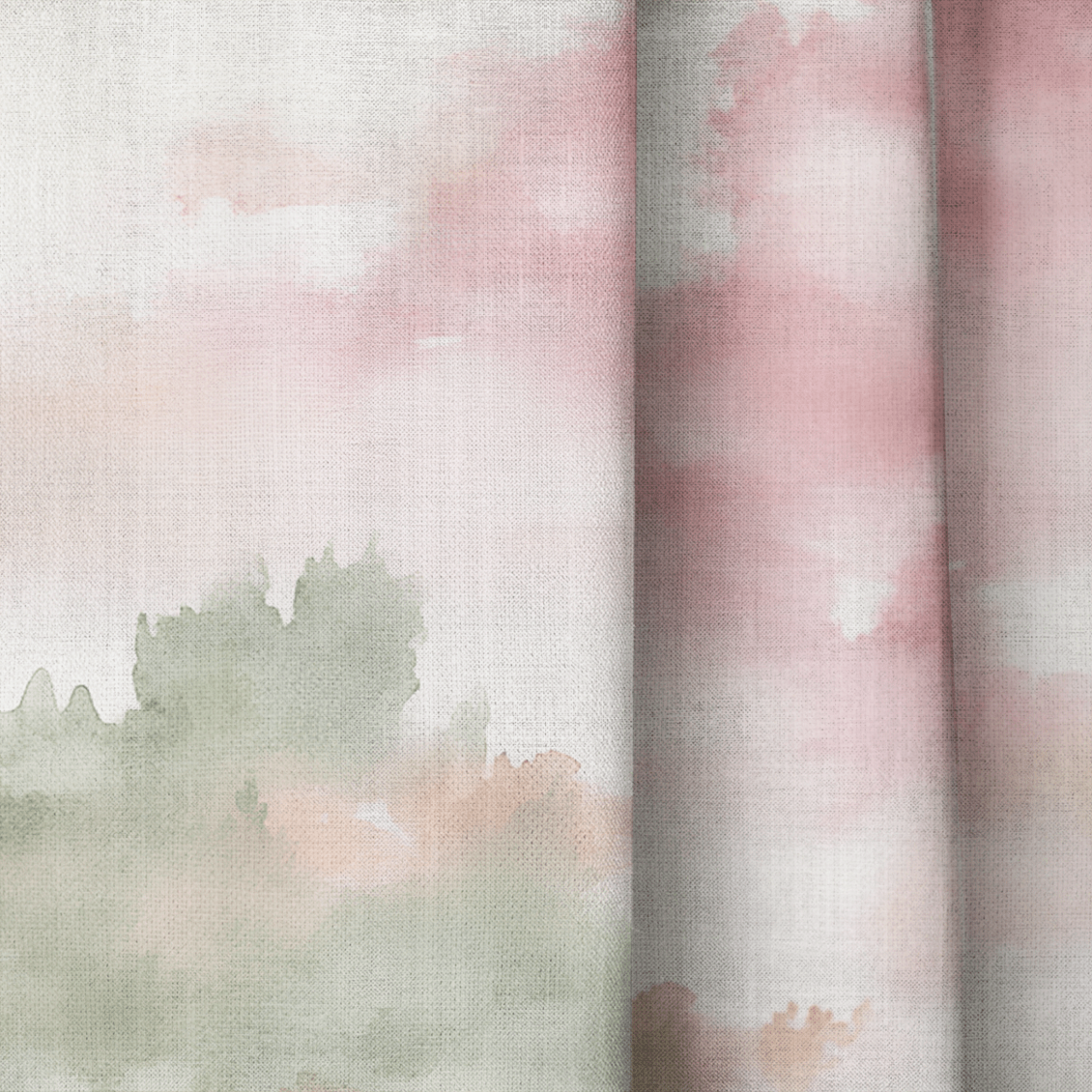 Watercolor Forest - Drapery - Lemon Park
