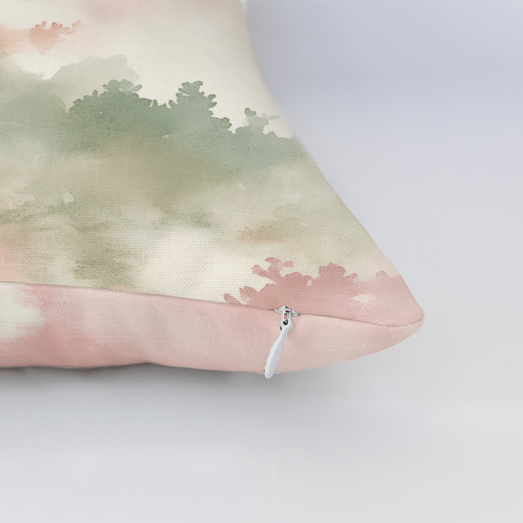 Watercolor Forest Throw Pillow - Lemon Park
