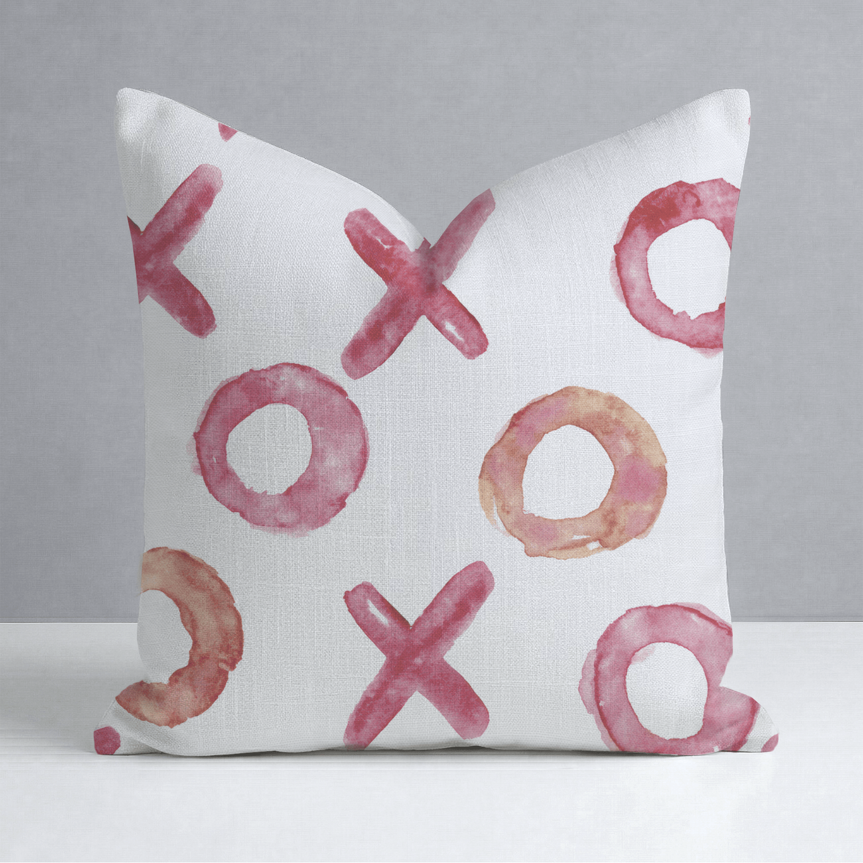 Watercolor Game Throw Pillow - Lemon Park