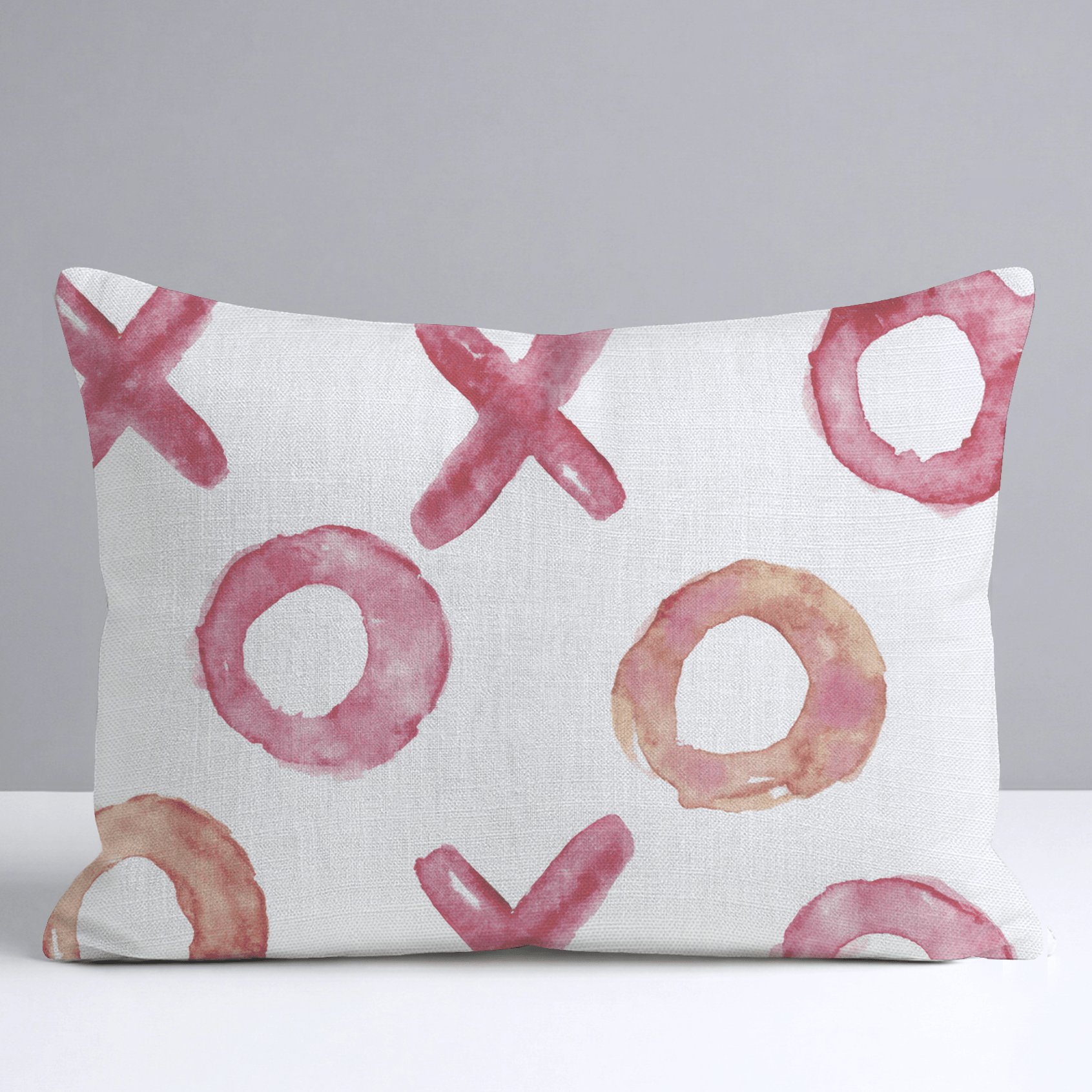Watercolor Game Throw Pillow - Lemon Park