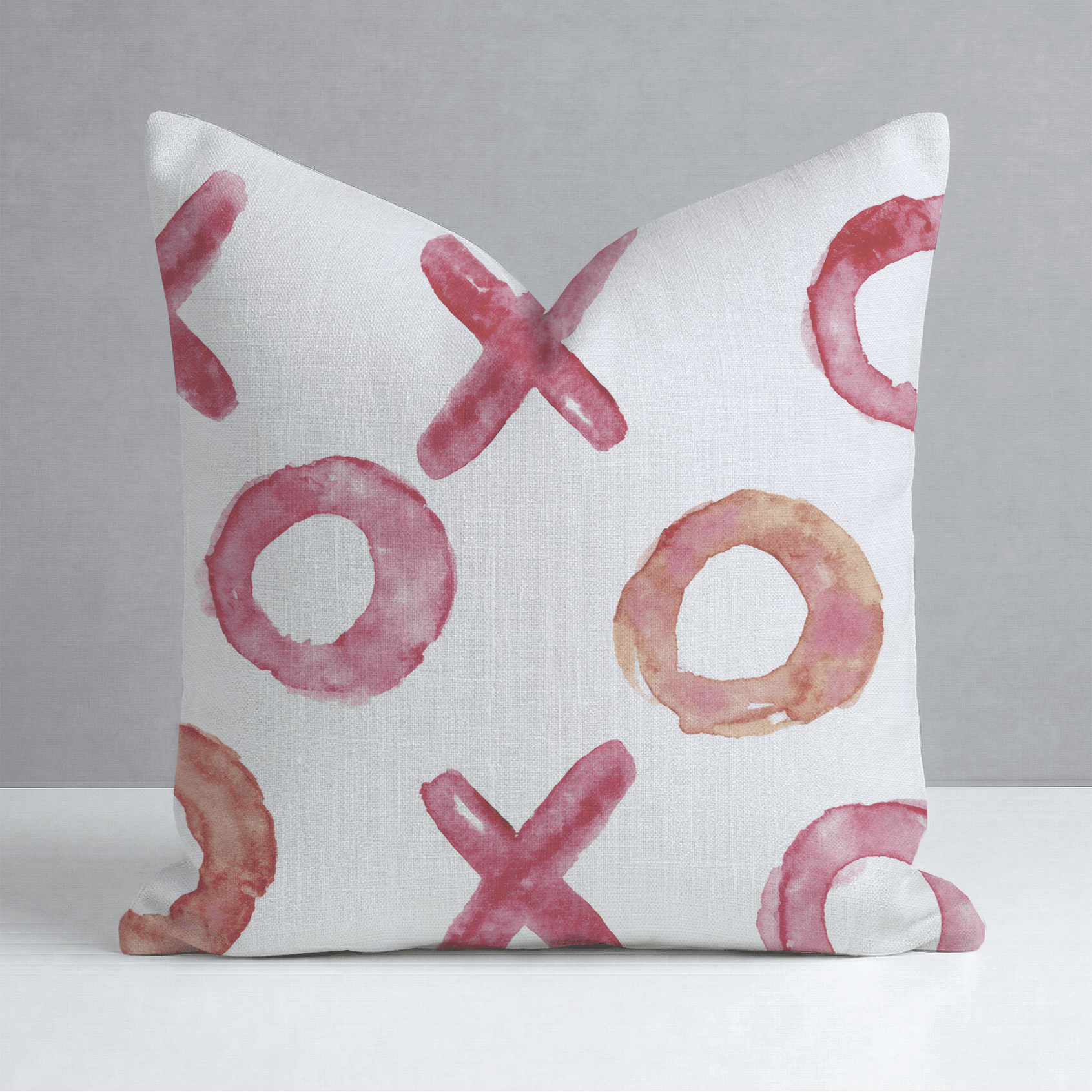 Watercolor Game Throw Pillow - Lemon Park