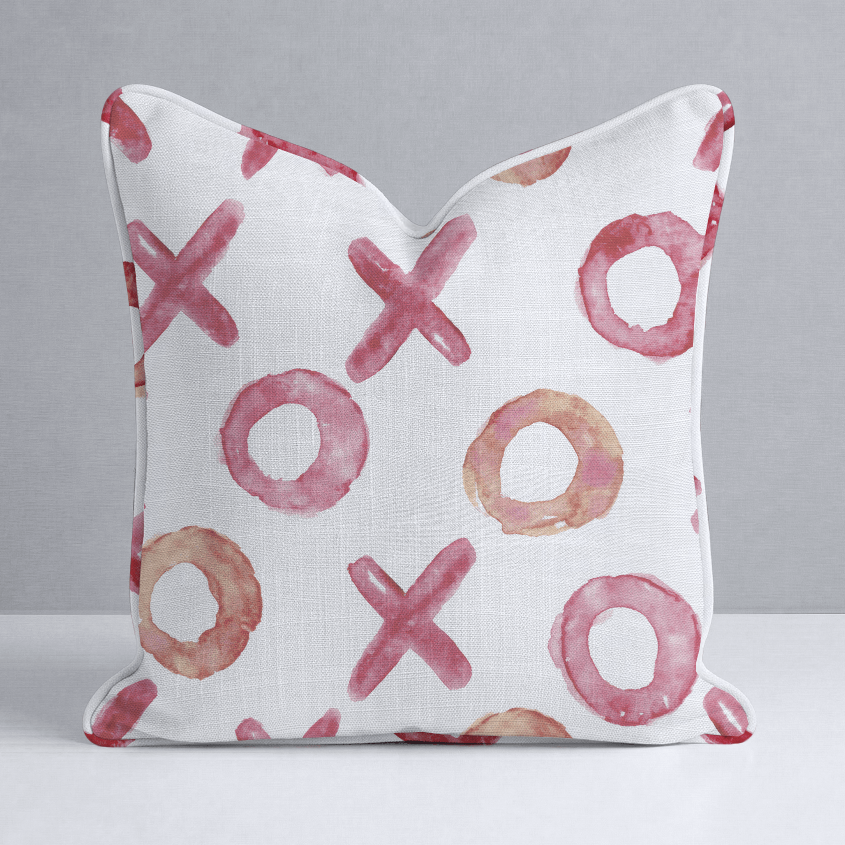 Watercolor Game Throw Pillow - Lemon Park