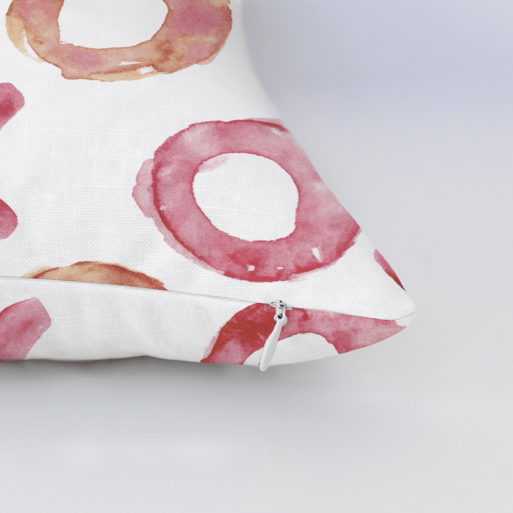 Watercolor Game Throw Pillow - Lemon Park