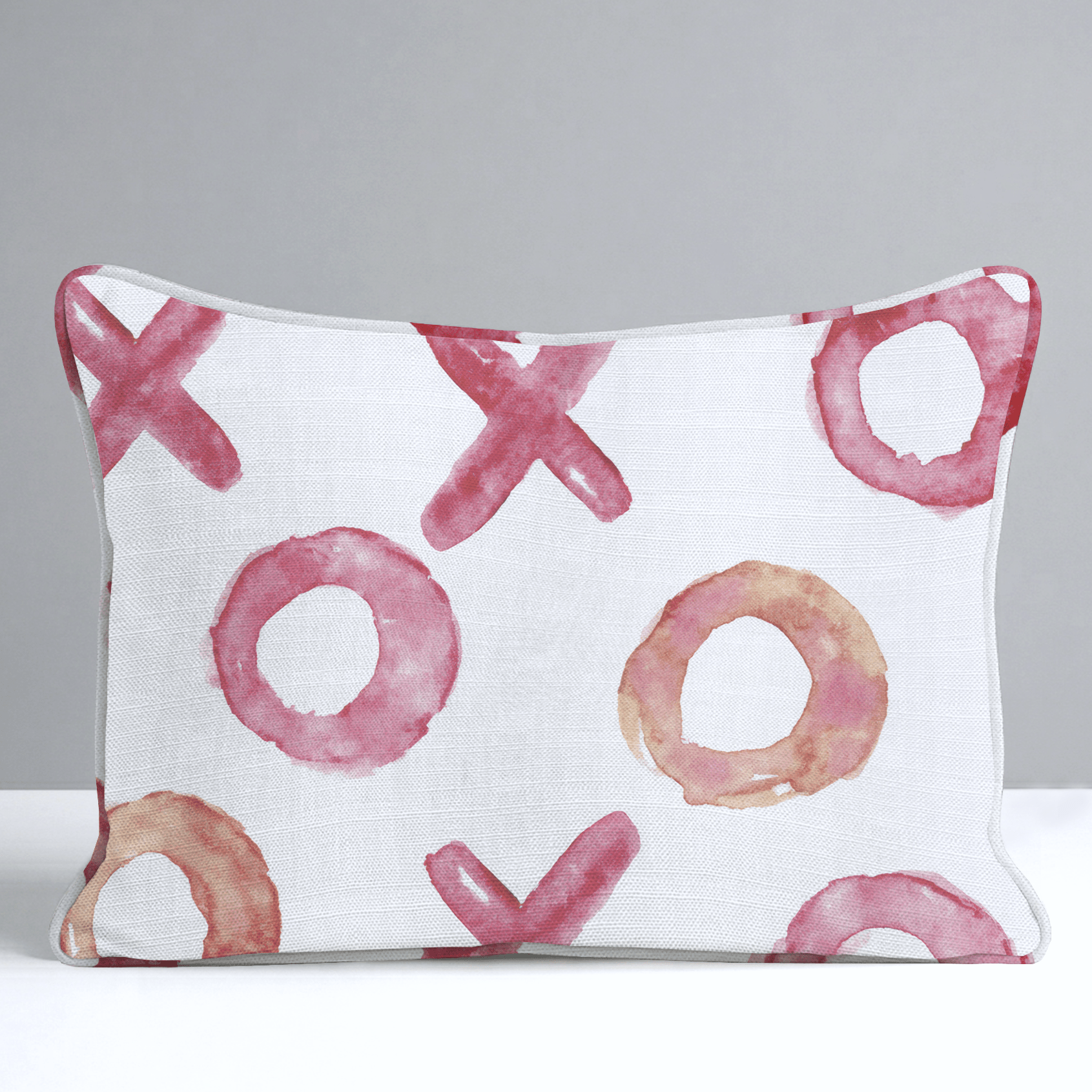 Watercolor Game Throw Pillow - Lemon Park