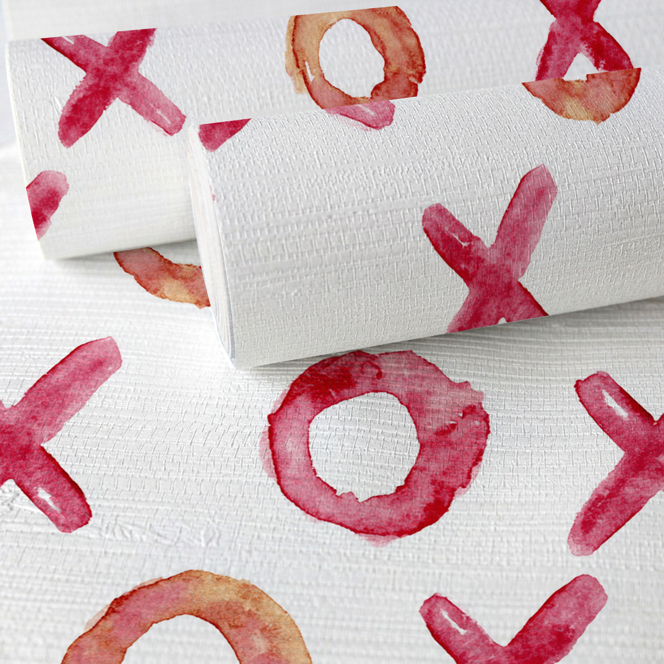 Watercolor Game Faux Grasscloth Wallpaper