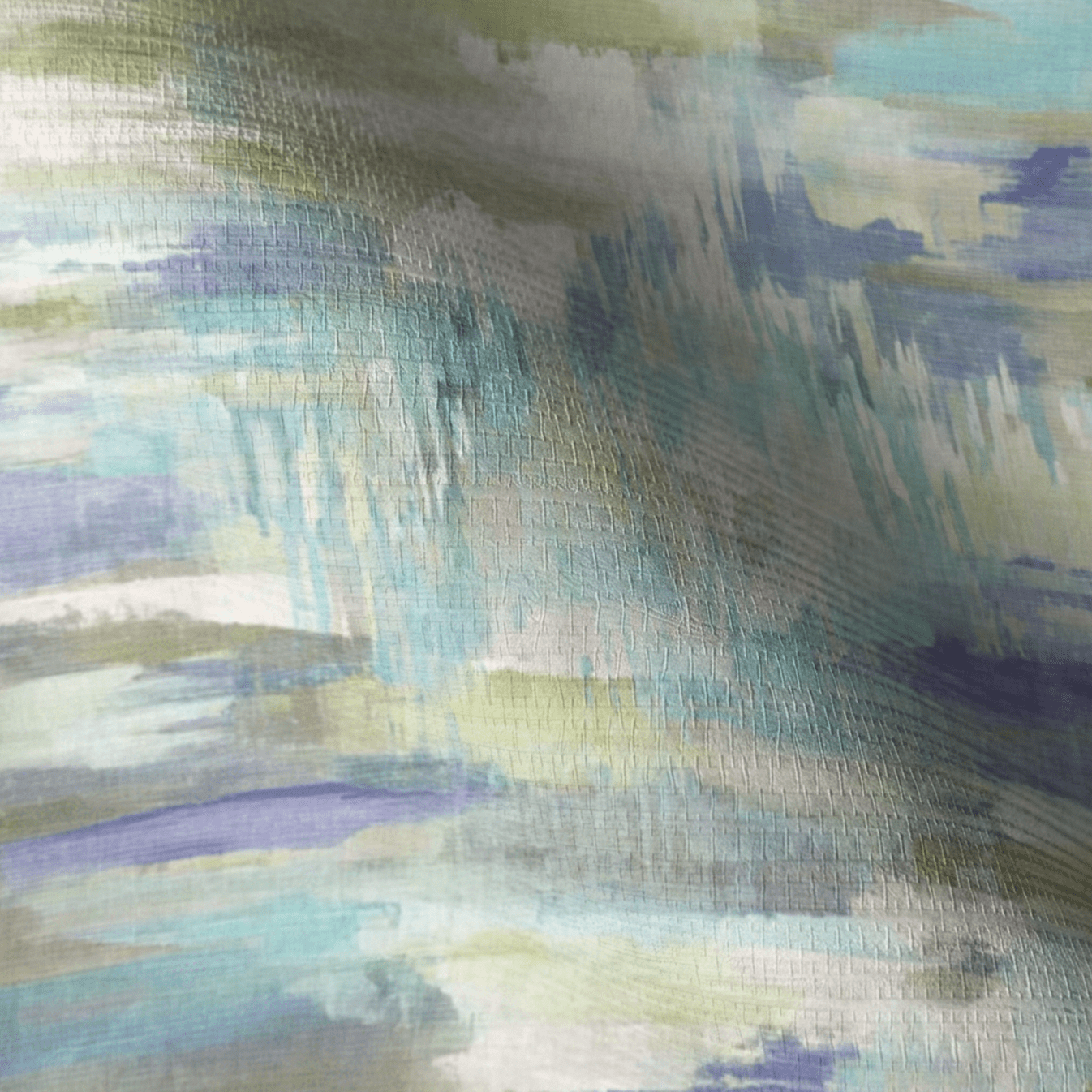 Waterlily Faux Grasscloth Wallpaper - Lemon Park