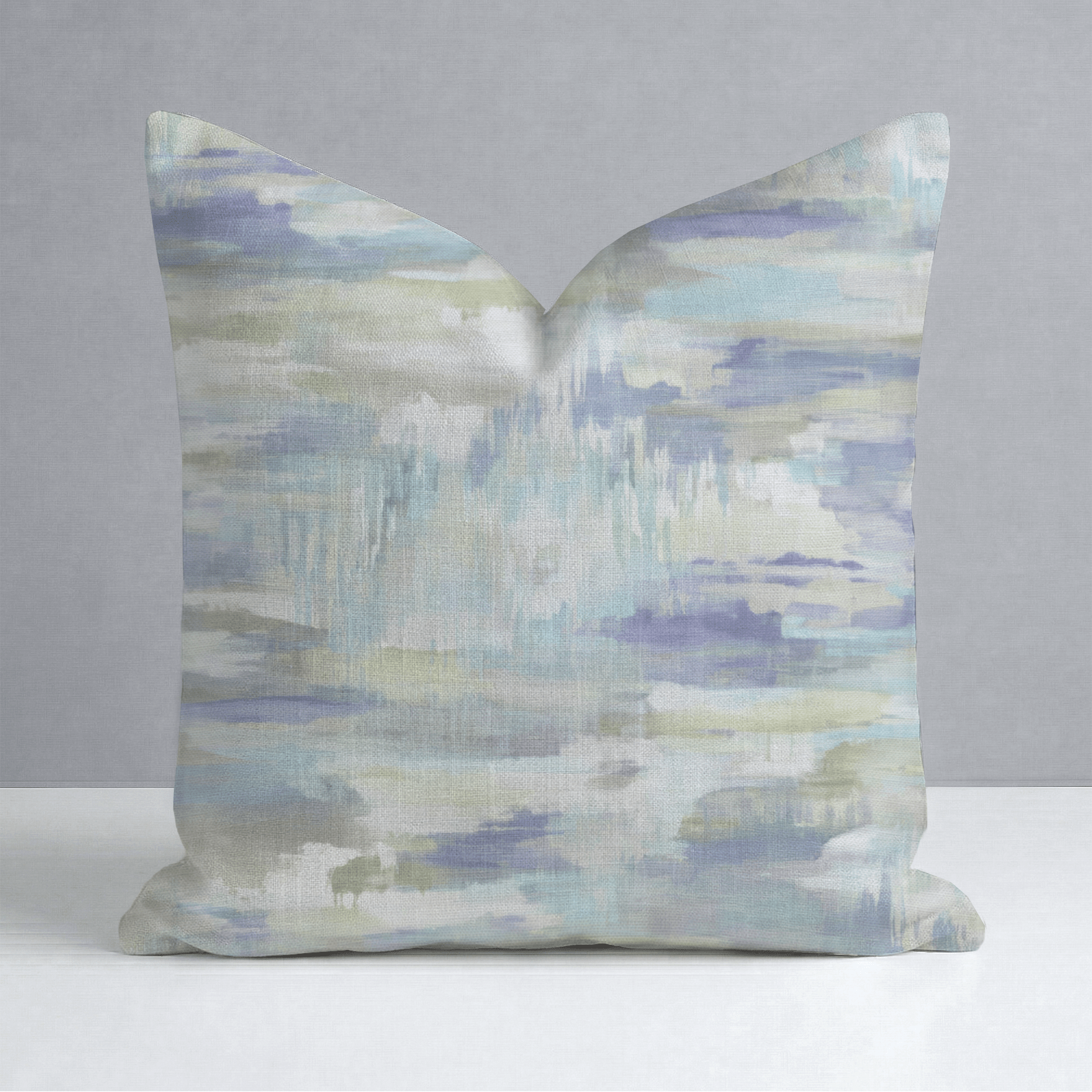 Waterlily Throw Pillow - Lemon Park
