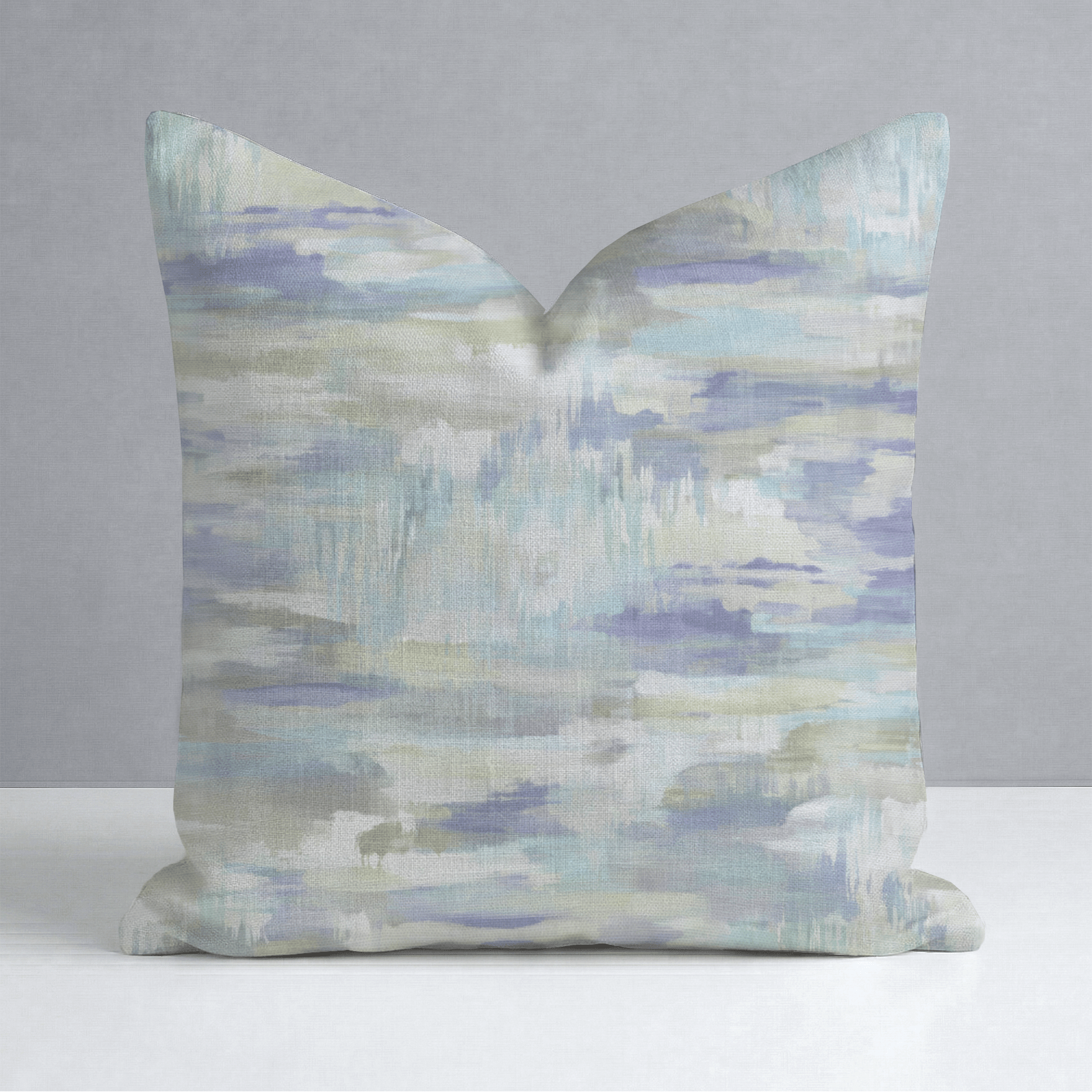 Waterlily Throw Pillow - Lemon Park