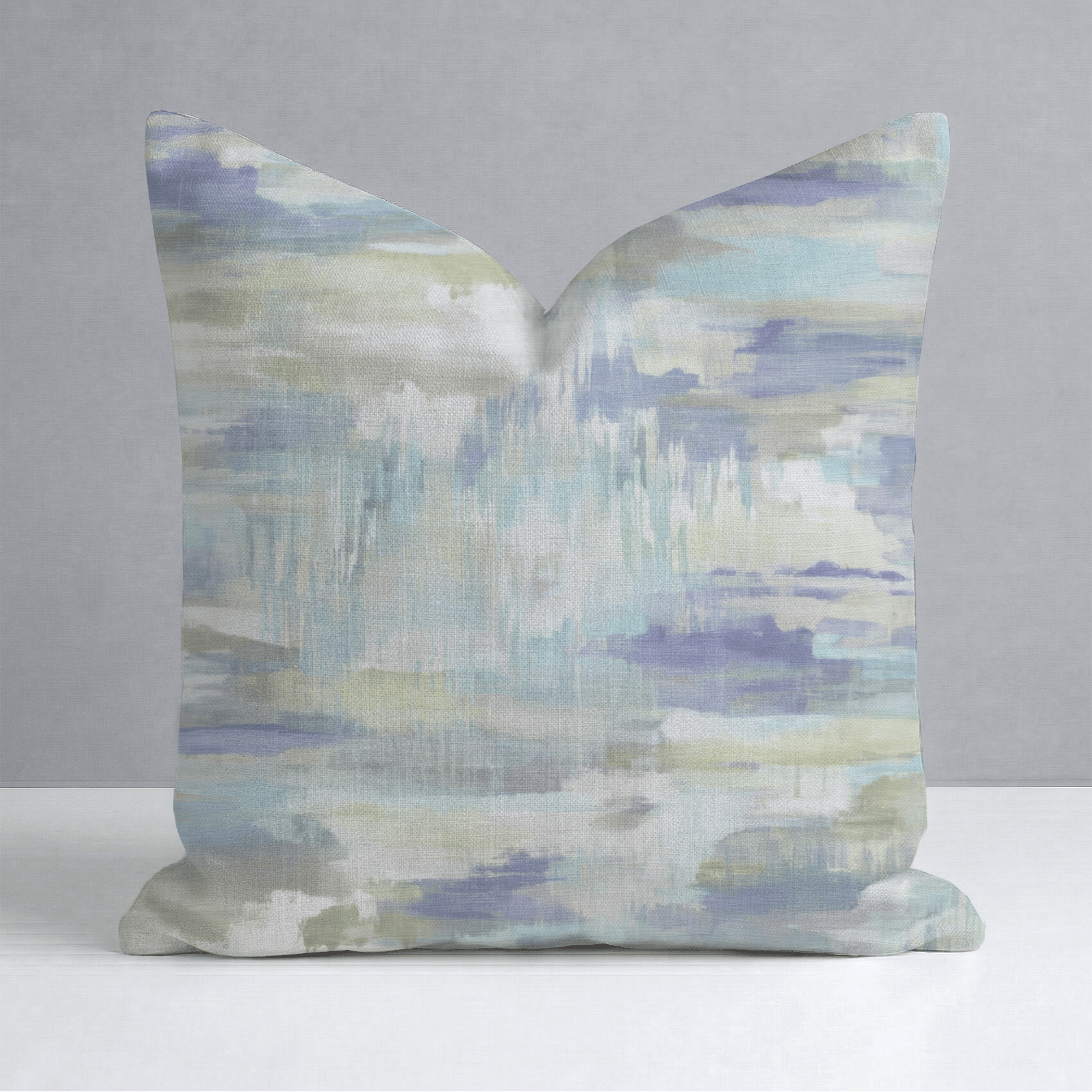 Waterlily Throw Pillow - Lemon Park