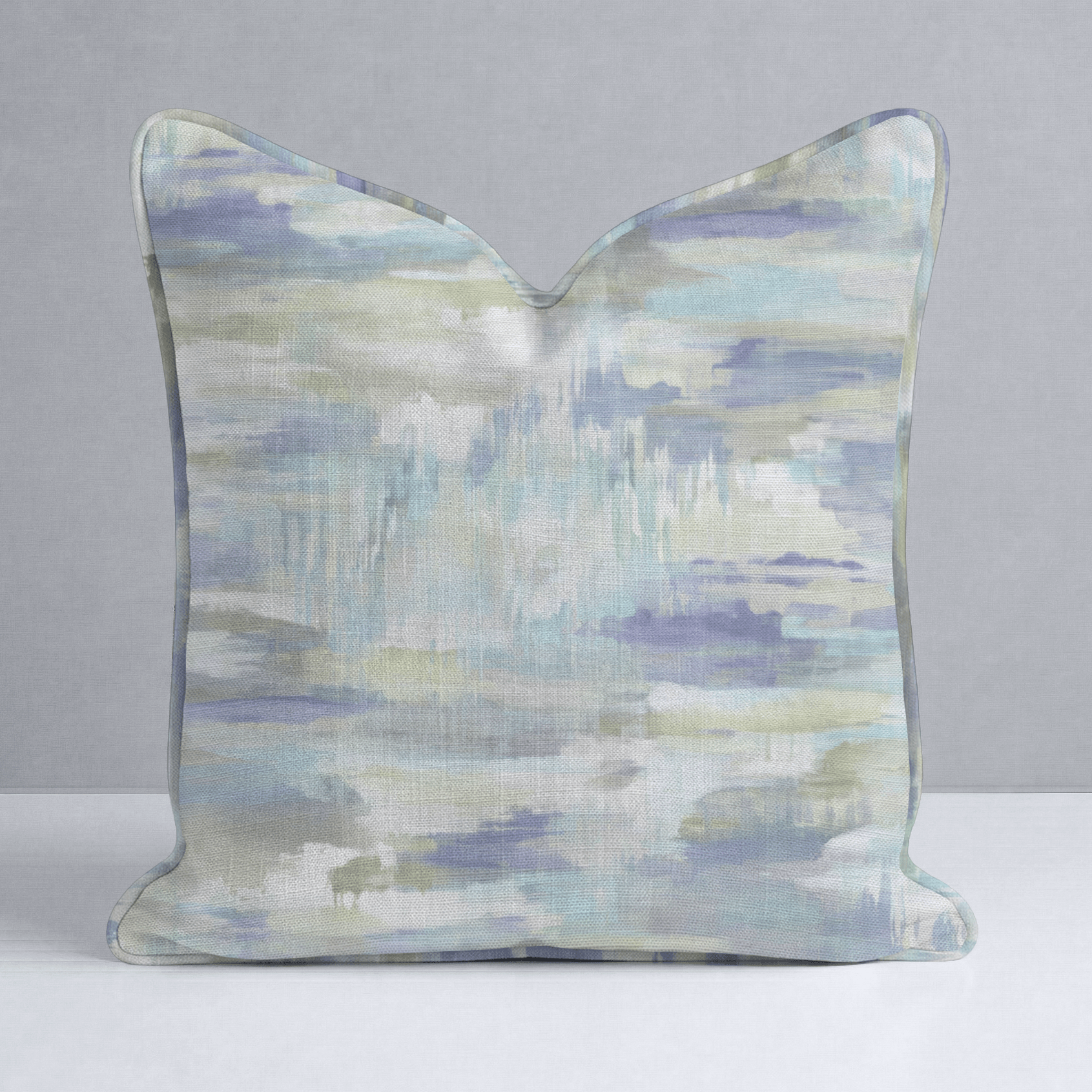 Waterlily Throw Pillow - Lemon Park