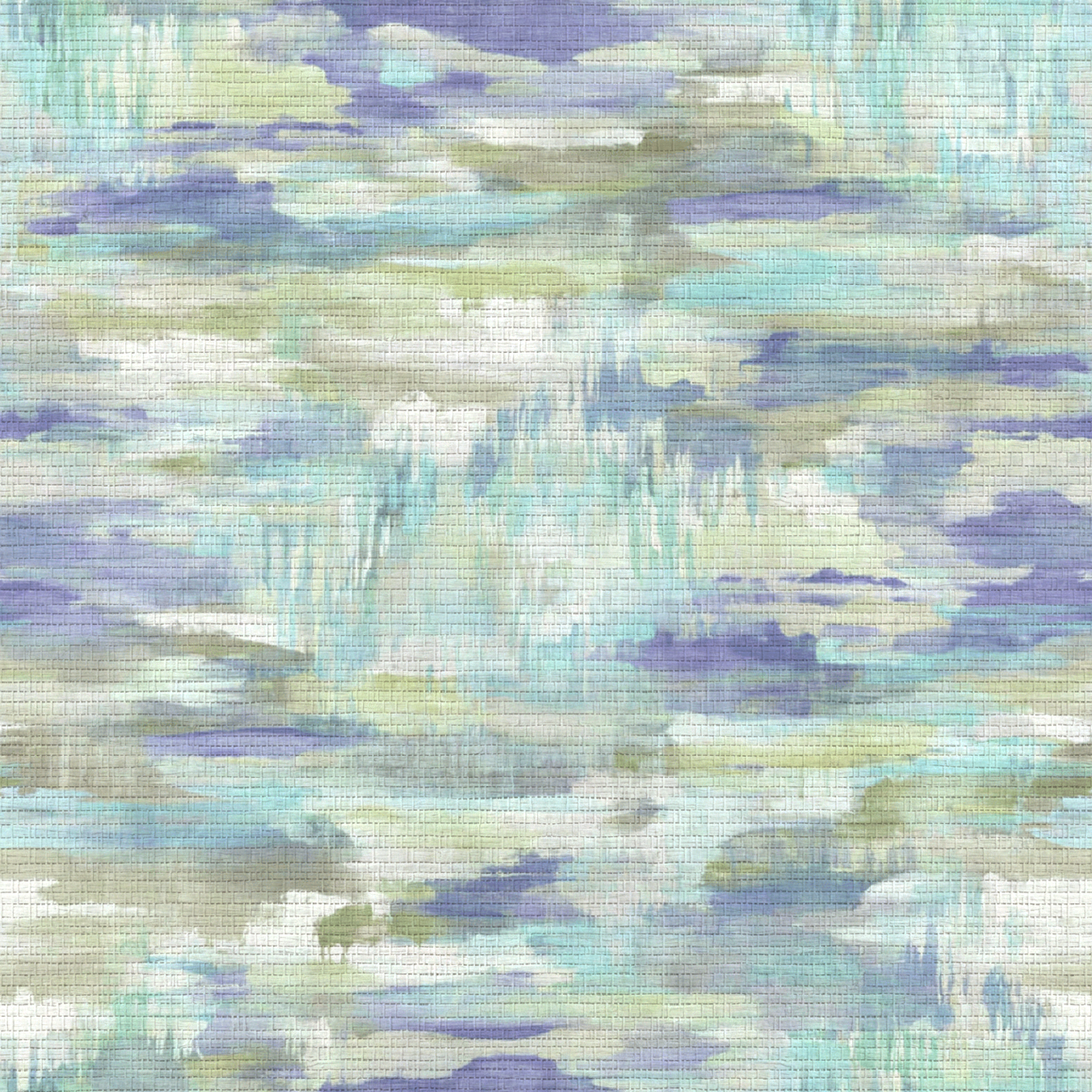 Waterlily Faux Grasscloth Wallpaper