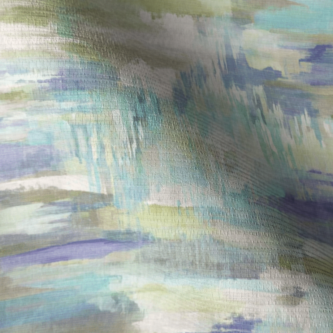Waterlily Faux Grasscloth Wallpaper
