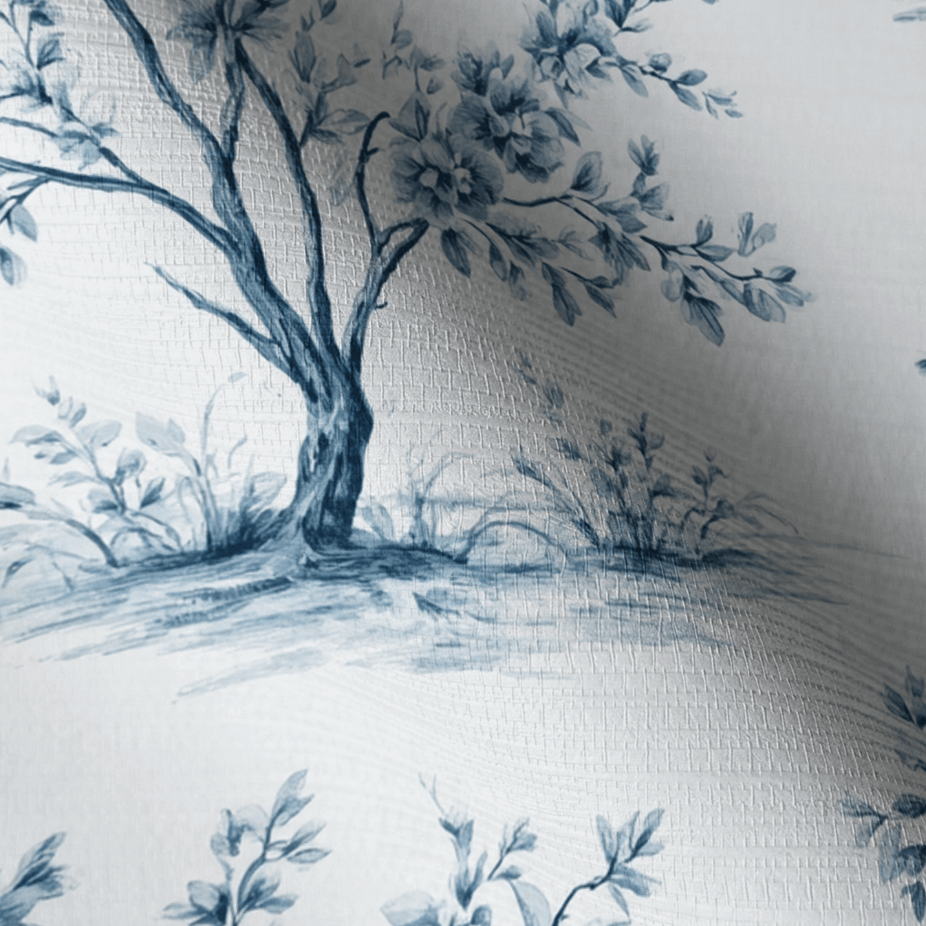Waters Way Faux Grasscloth Wallpaper - Lemon Park