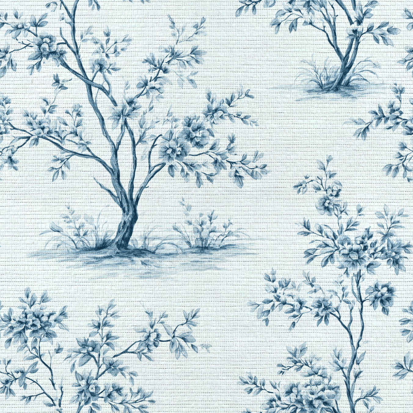 Waters Way Faux Grasscloth Wallpaper - Lemon Park