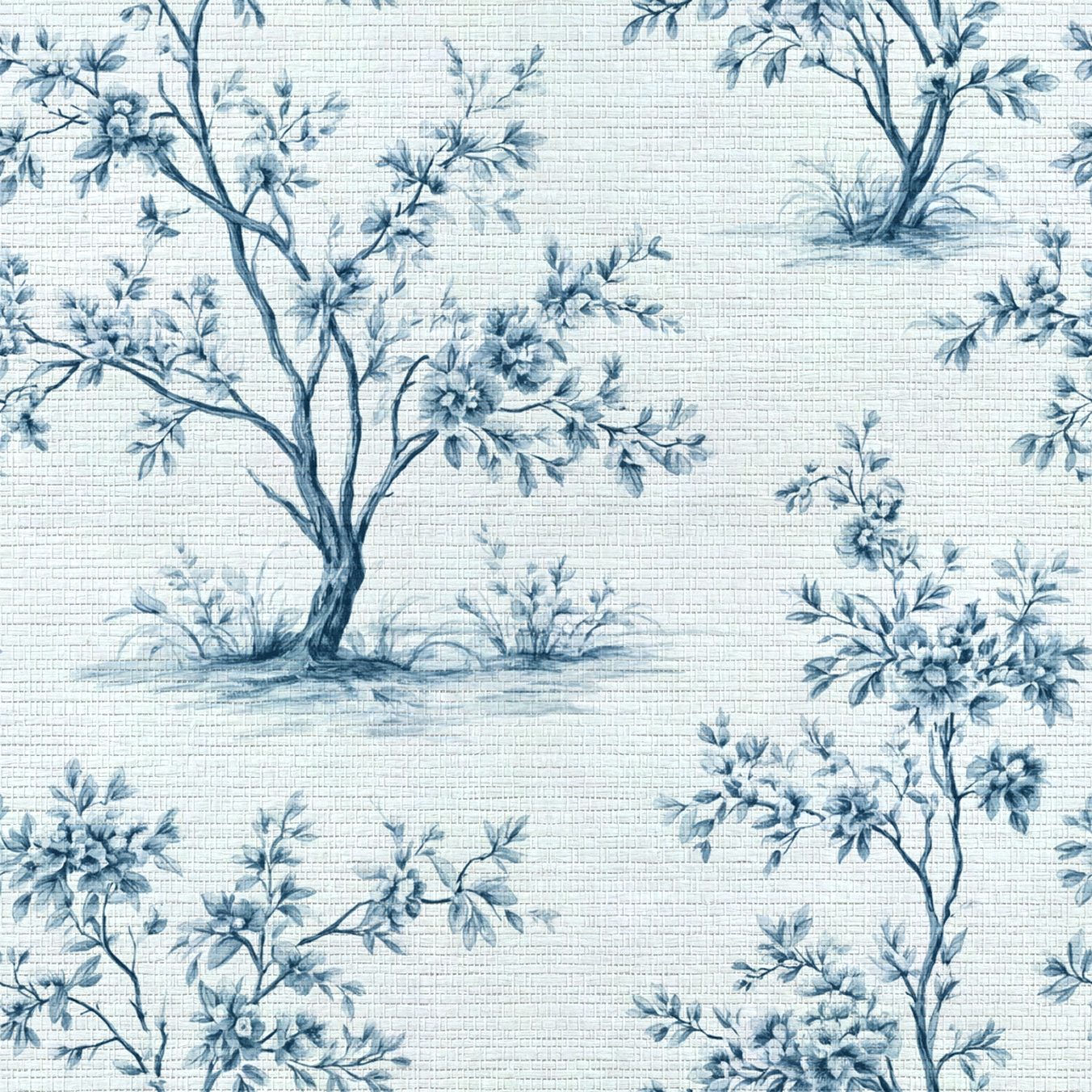 Waters Way Faux Grasscloth Wallpaper