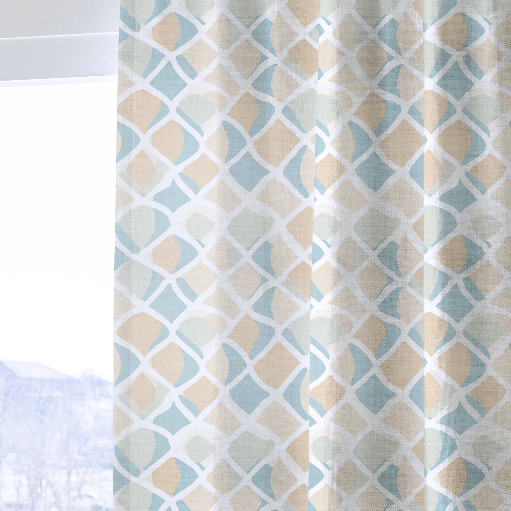 Waves - Drapery - Lemon Park