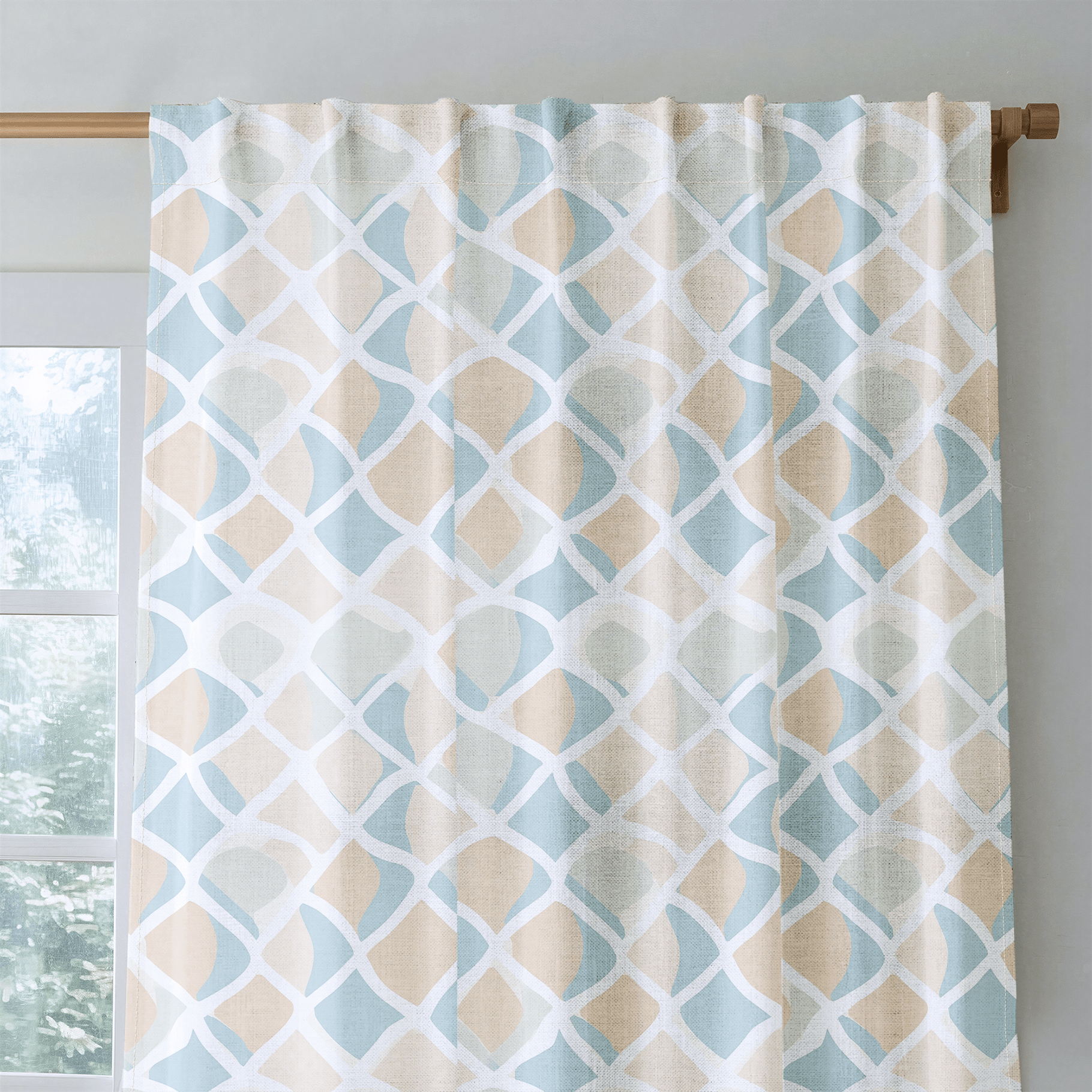 Waves - Drapery - Lemon Park