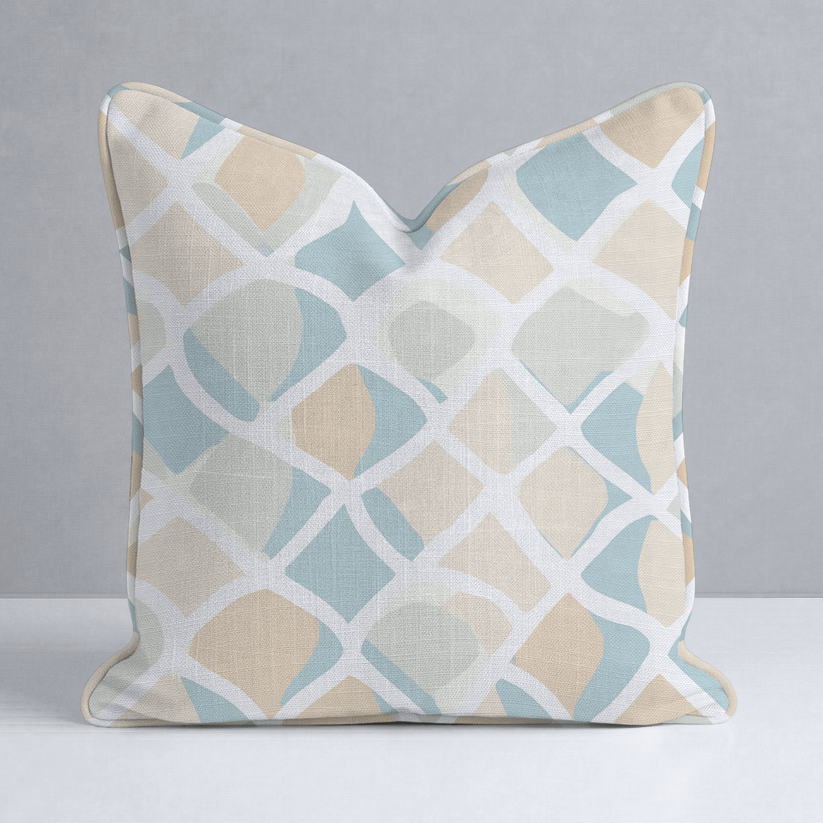 Waves Throw Pillow - Lemon Park