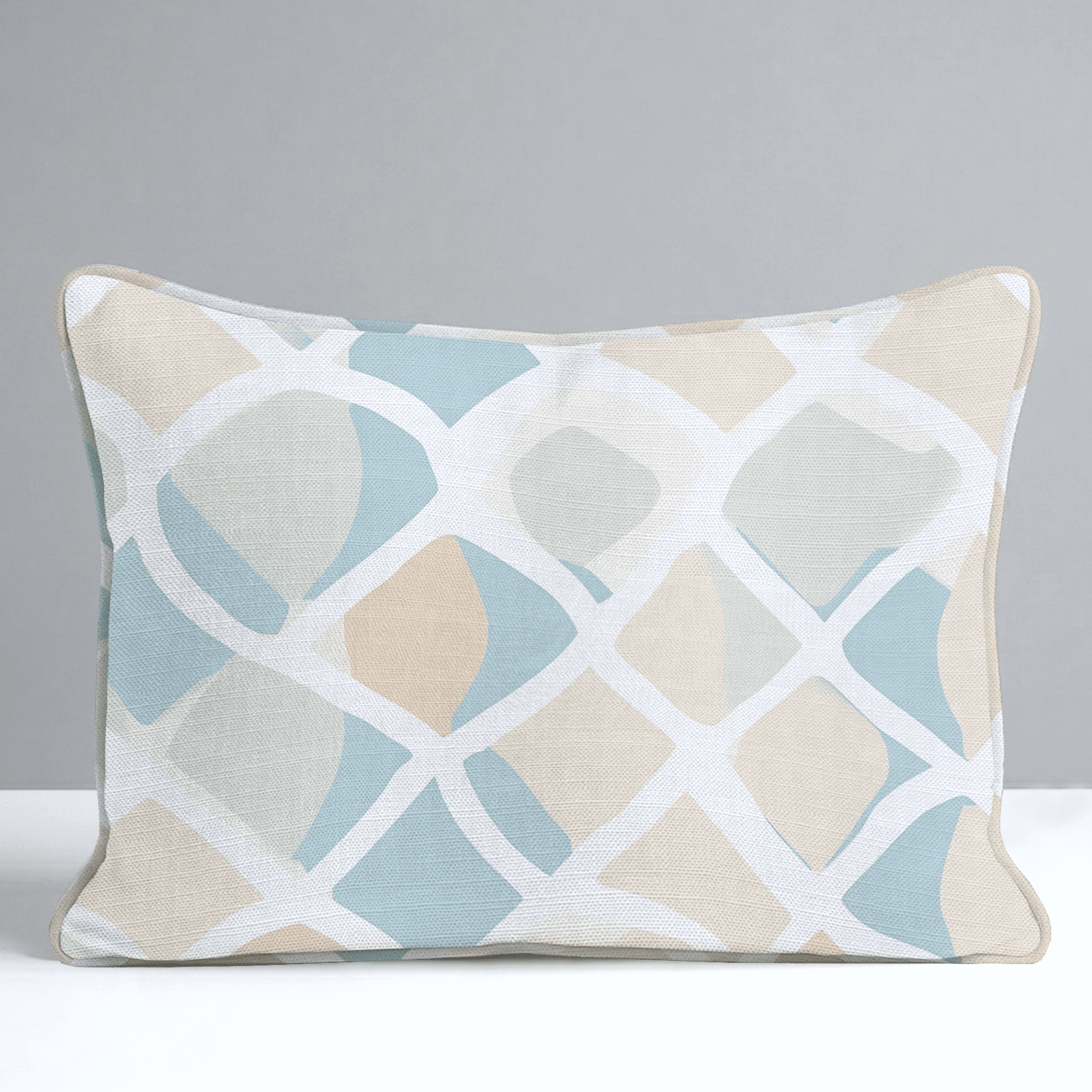 Waves Throw Pillow - Lemon Park