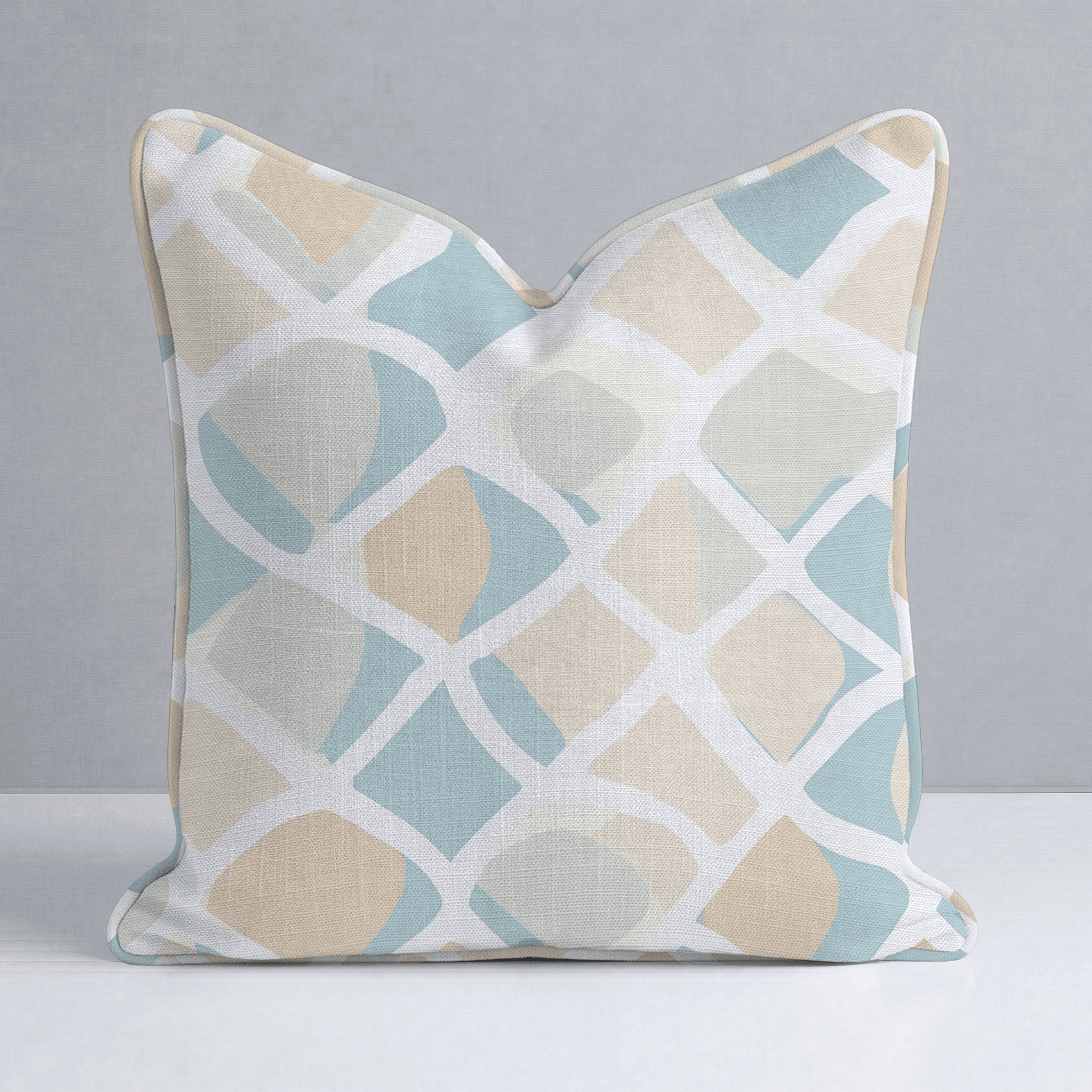 Waves Throw Pillow - Lemon Park