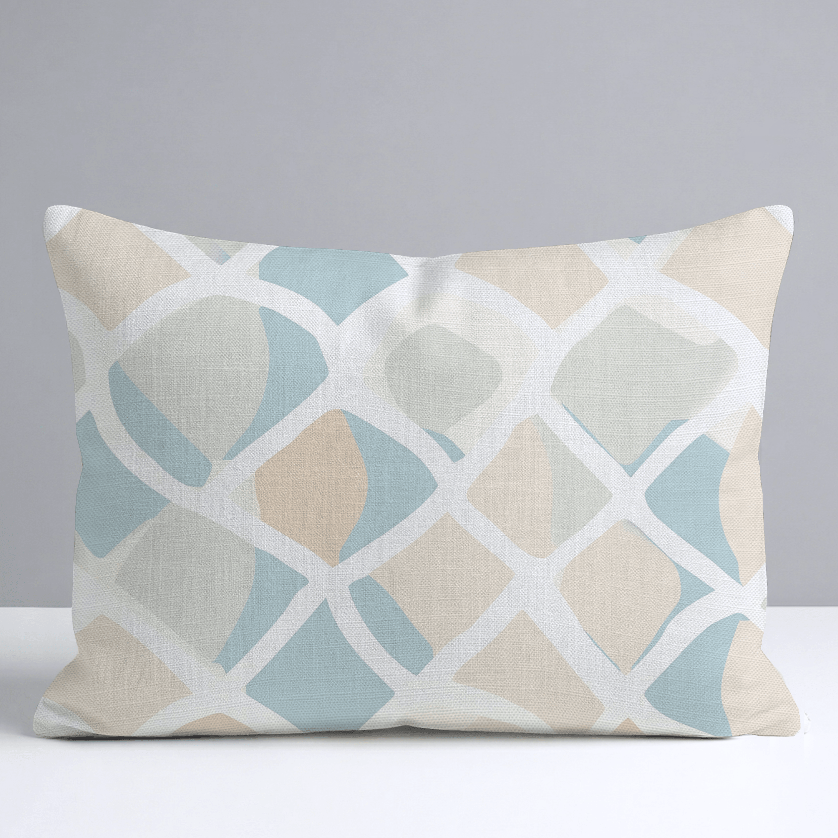 Waves Throw Pillow - Lemon Park