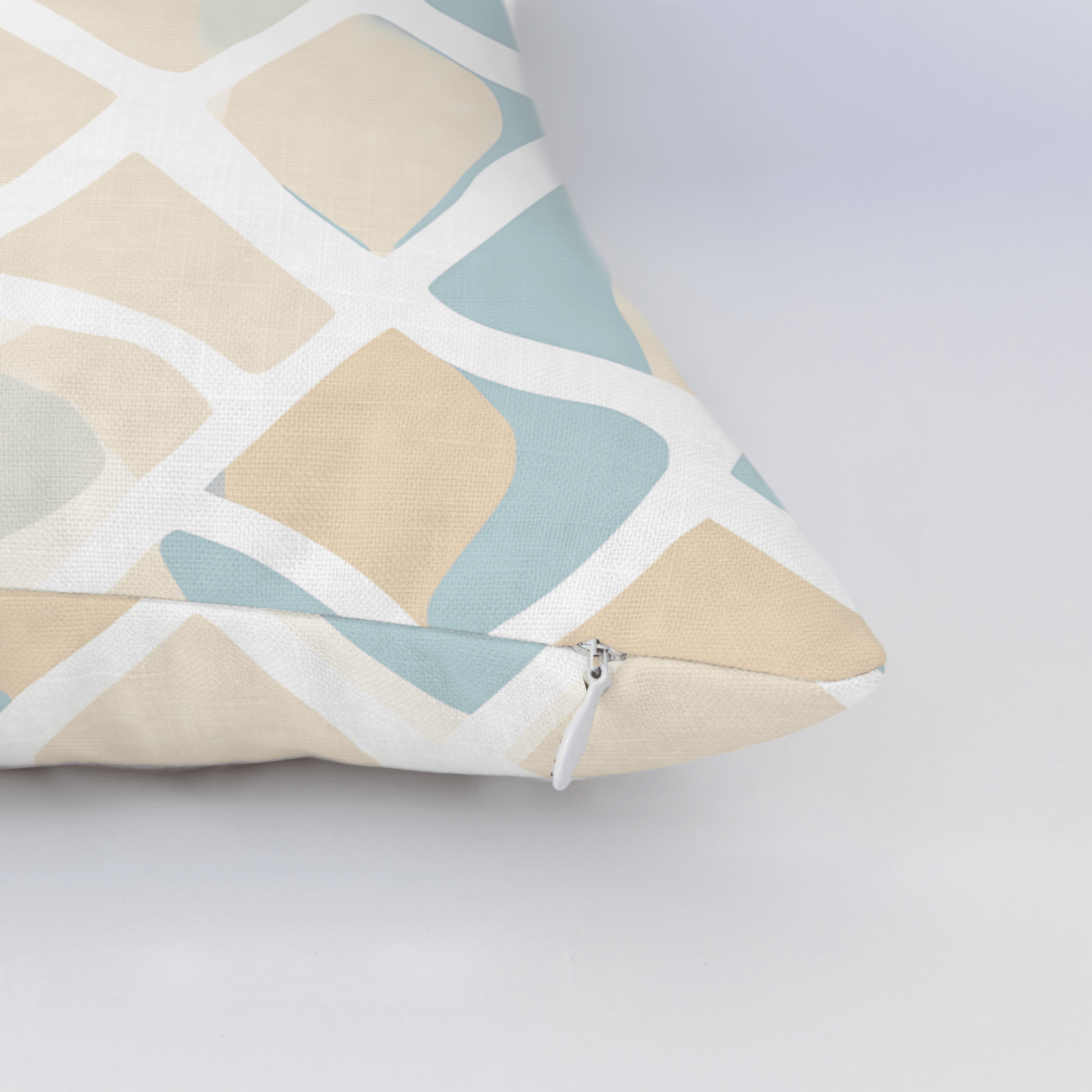 Waves Throw Pillow - Lemon Park