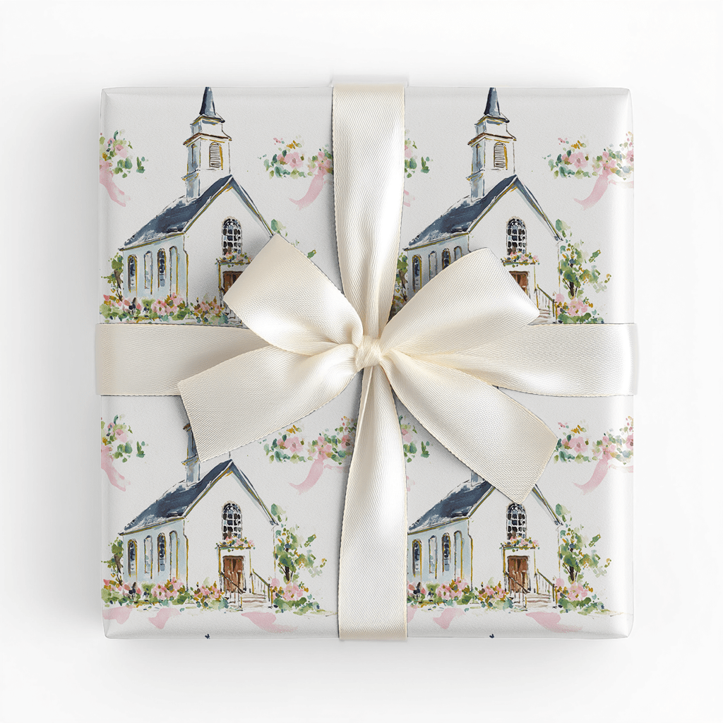 Wedding Chapel - Wrapping Paper - Lemon Park