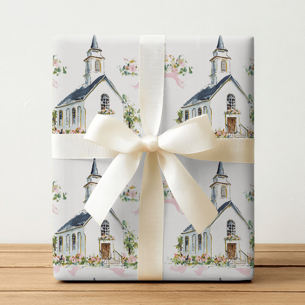 Wedding Chapel - Wrapping Paper - Lemon Park