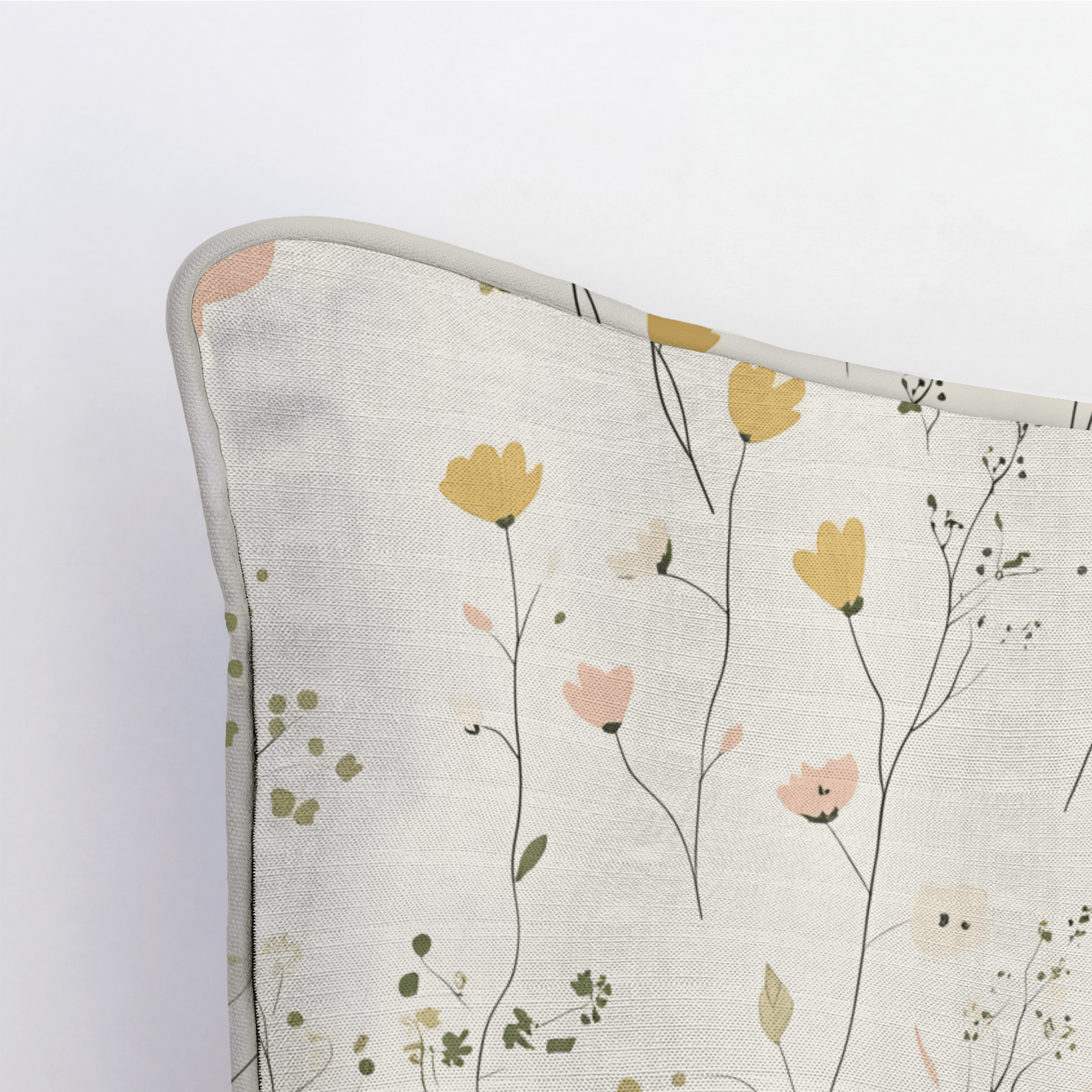 Whispering Meadows Throw Pillow - Lemon Park