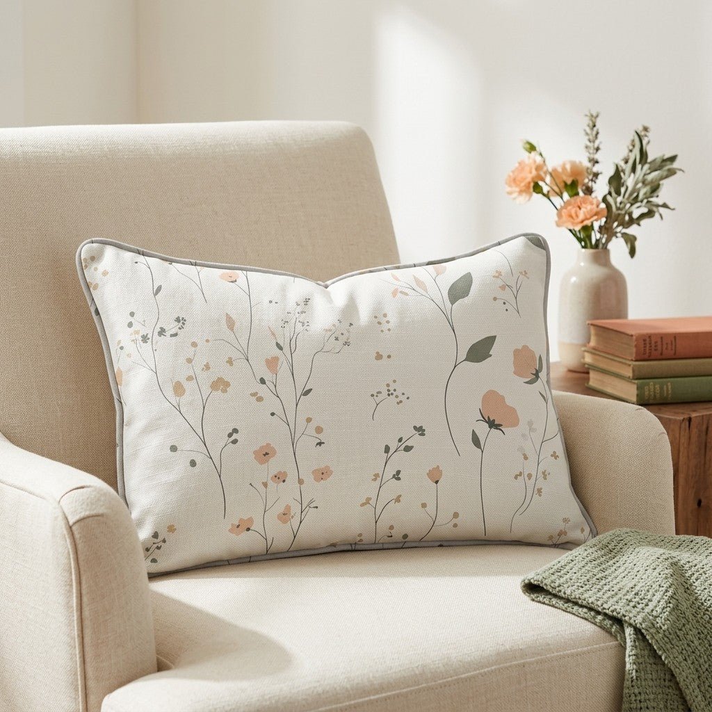 Whispering Meadows Throw Pillow - Lemon Park