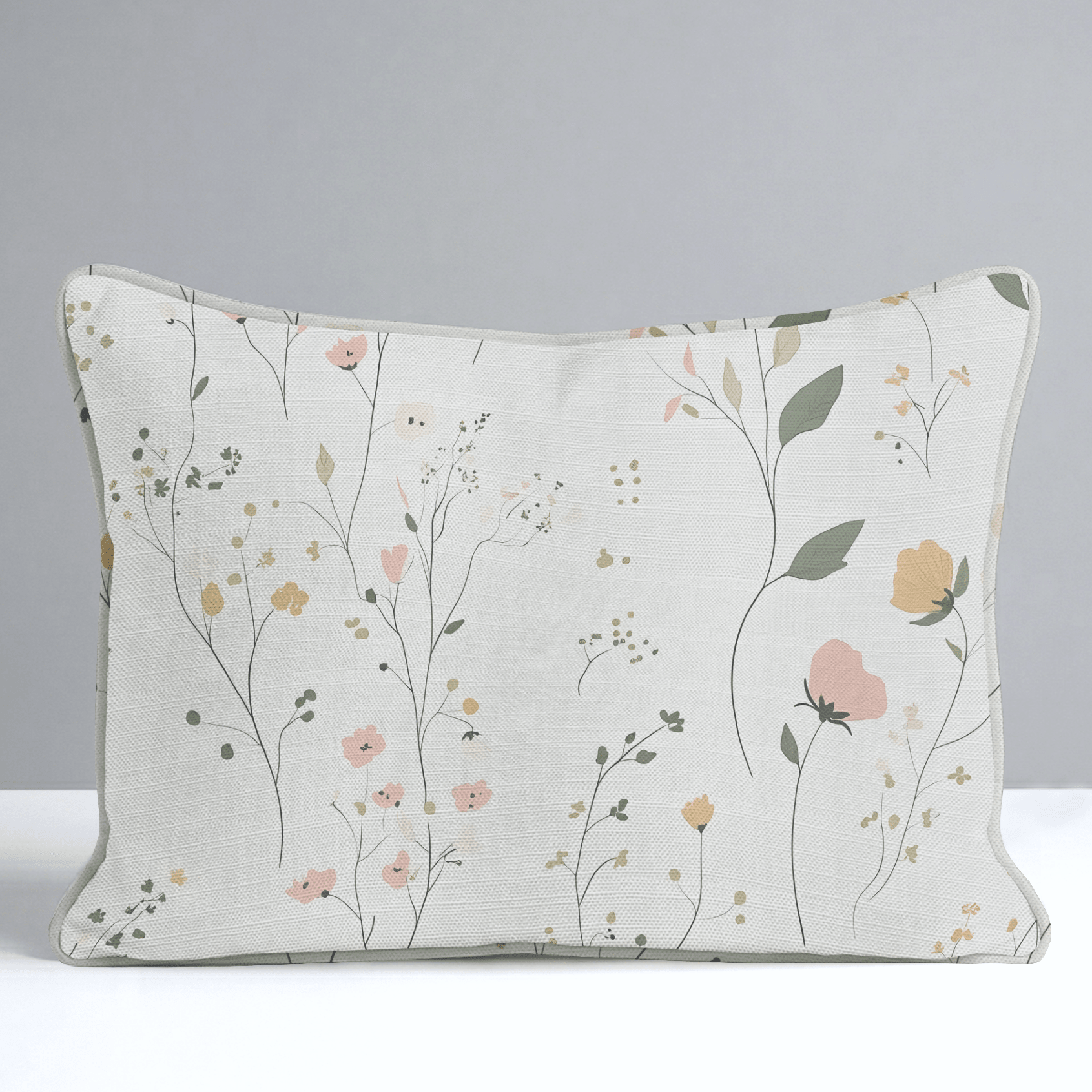 Whispering Meadows Throw Pillow - Lemon Park