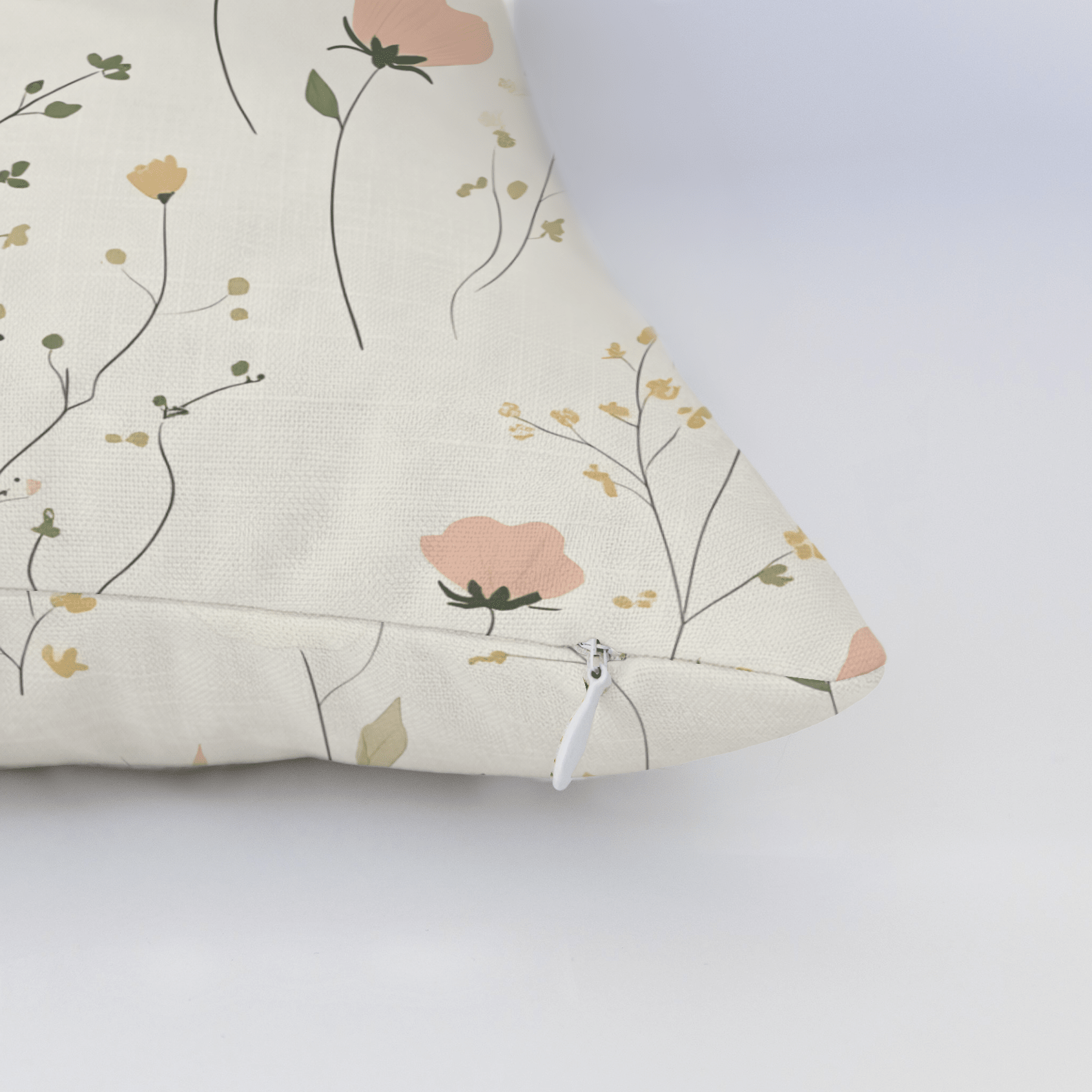 Whispering Meadows Throw Pillow - Lemon Park