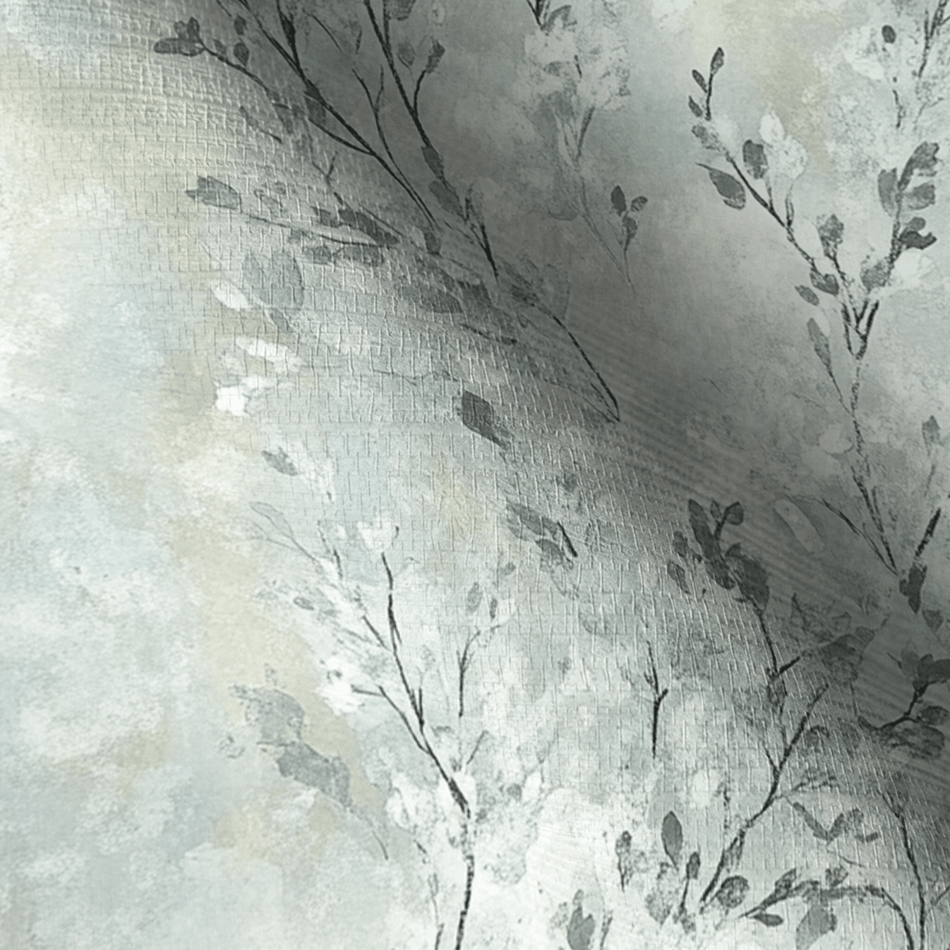 Whispers of Winter Faux Grasscloth Wallpaper - Lemon Park