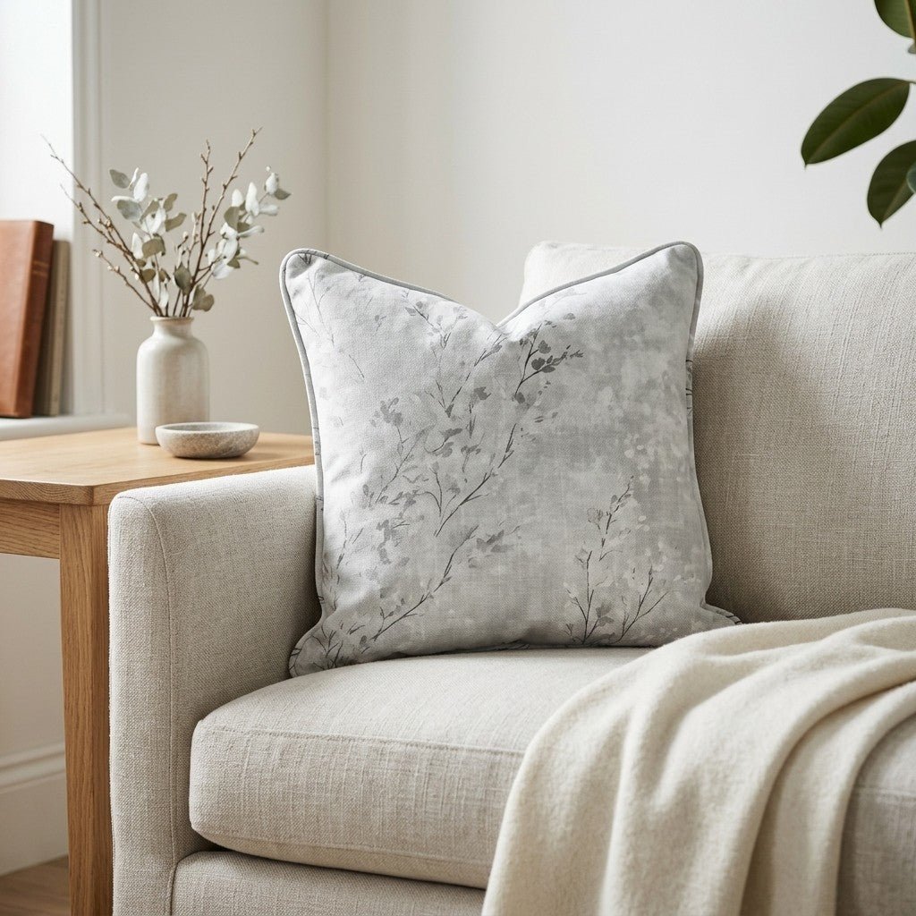 Whispers of Winter Throw Pillow - Lemon Park