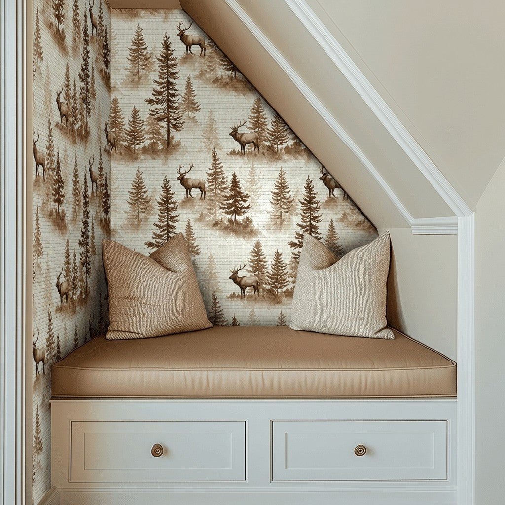 Whistler Faux Grasscloth Wallpaper - Lemon Park