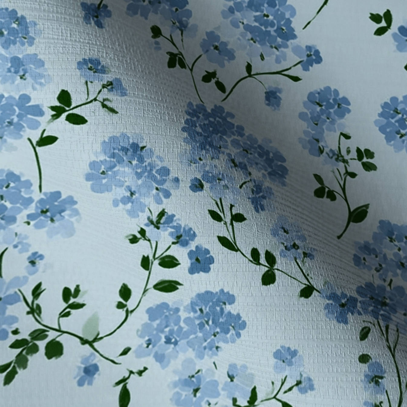 Wild Bloom Faux Grasscloth Wallpaper