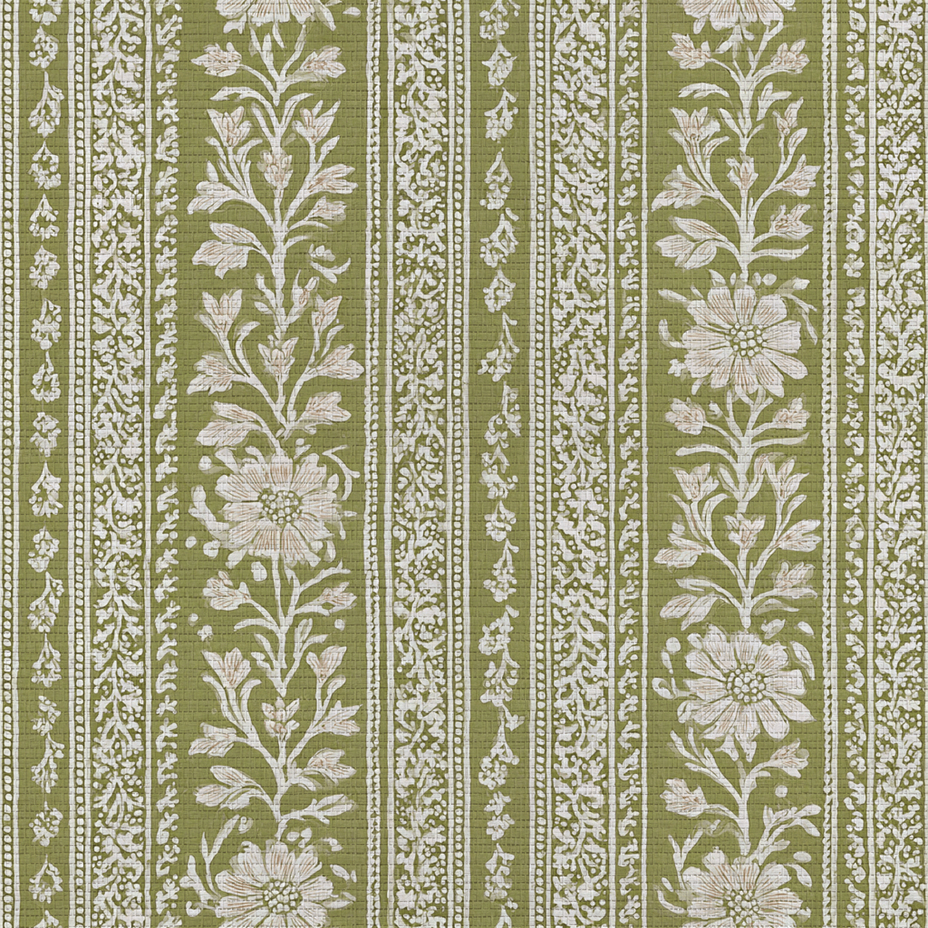 Wild Fern Faux Grasscloth Wallpaper - Lemon Park